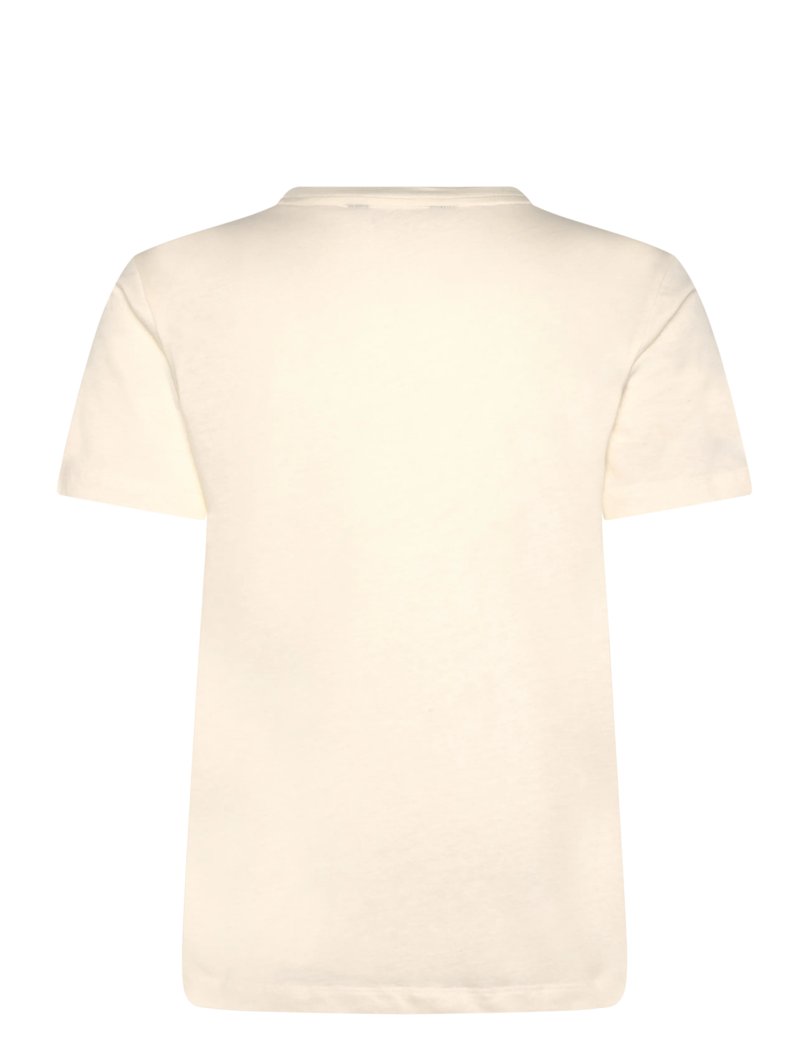 Lauren Ralph Lauren - T-shirt i bomullsjersey broderad logotyp - t-shirts - mascarpone cream - 3