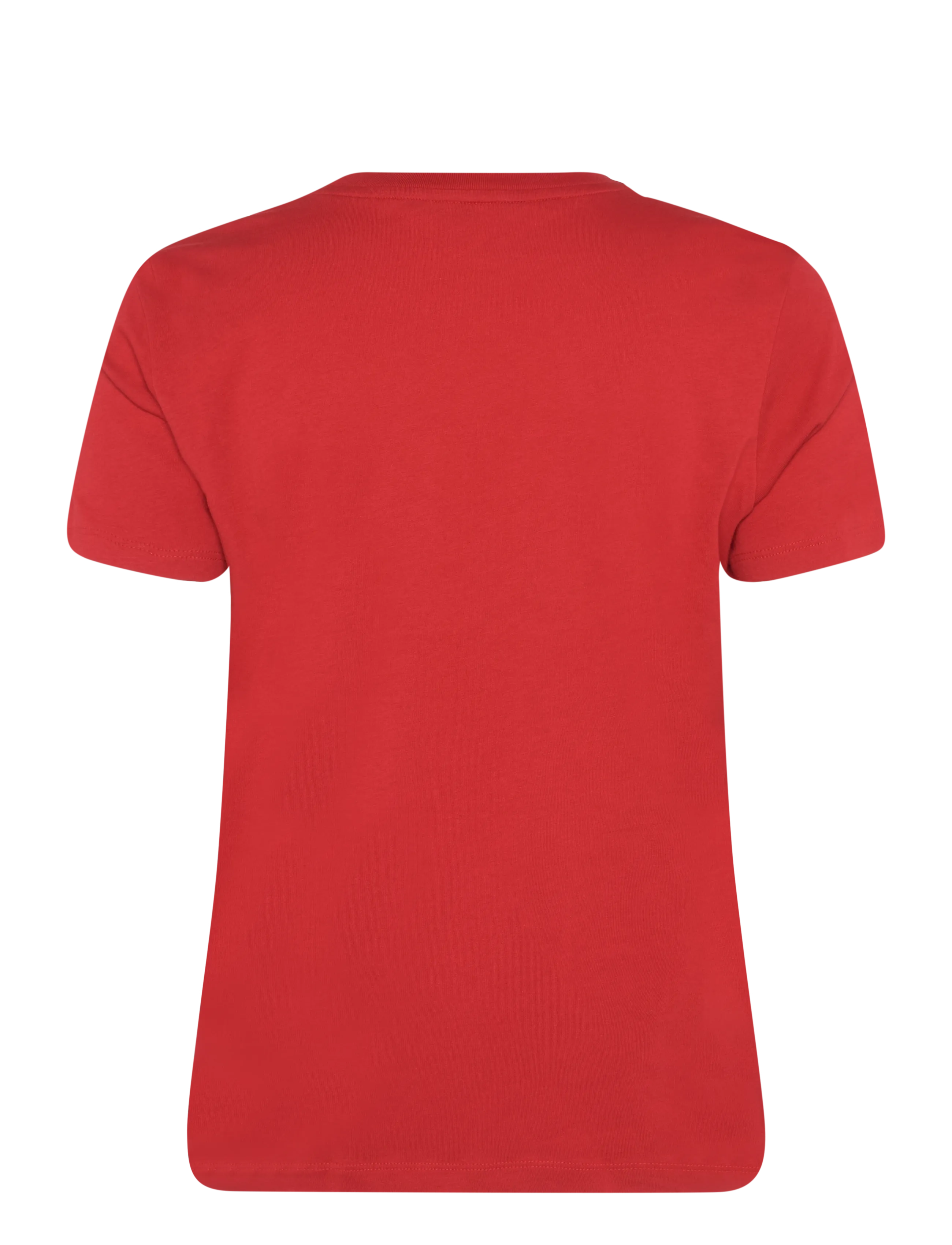 Lauren Ralph Lauren - T-shirt i bomullsjersey broderad logotyp - t-shirts - ralph red - 3