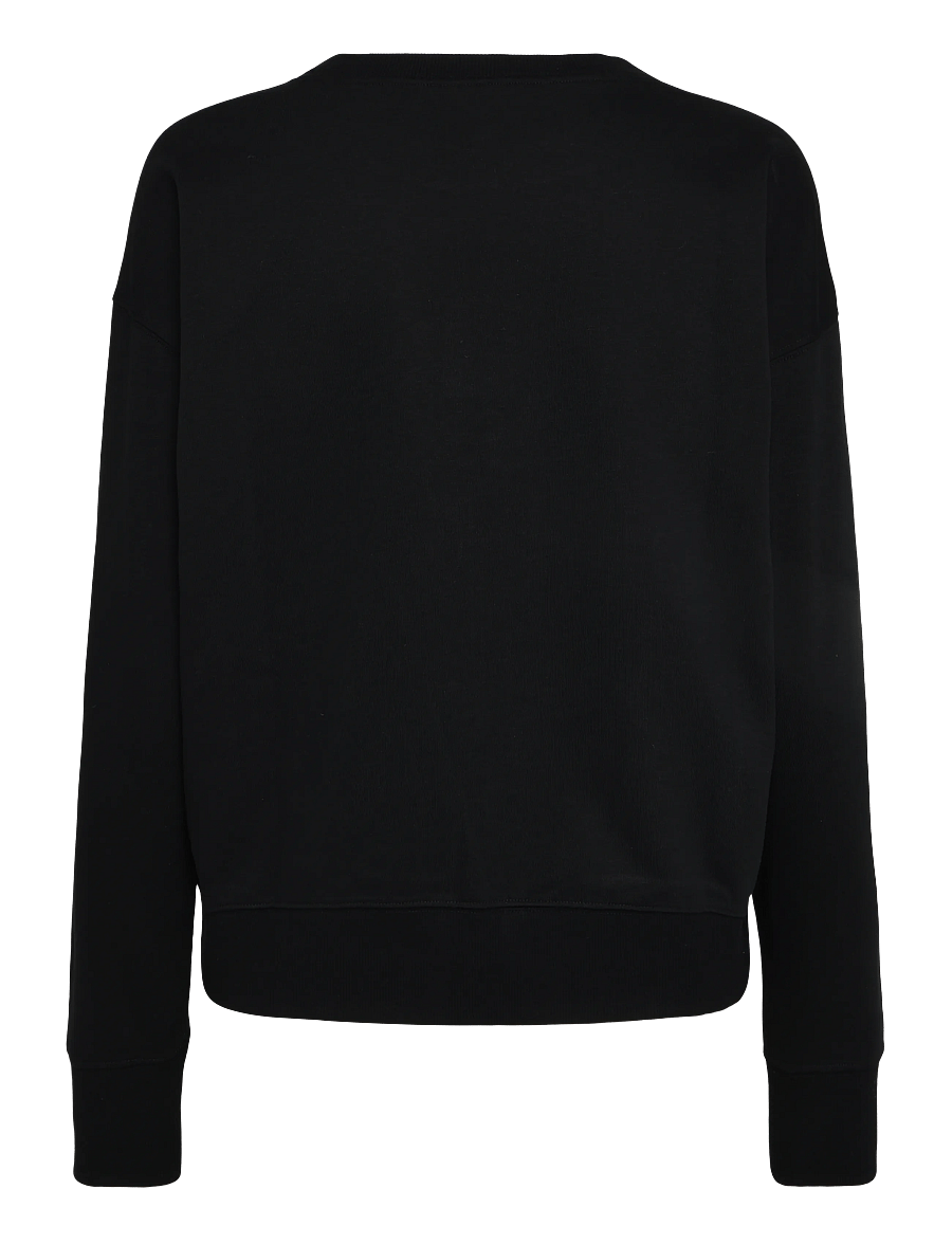 Lauren Ralph Lauren - Embroidered-Crest French Terry Pullover - sweatshirts - black - 2