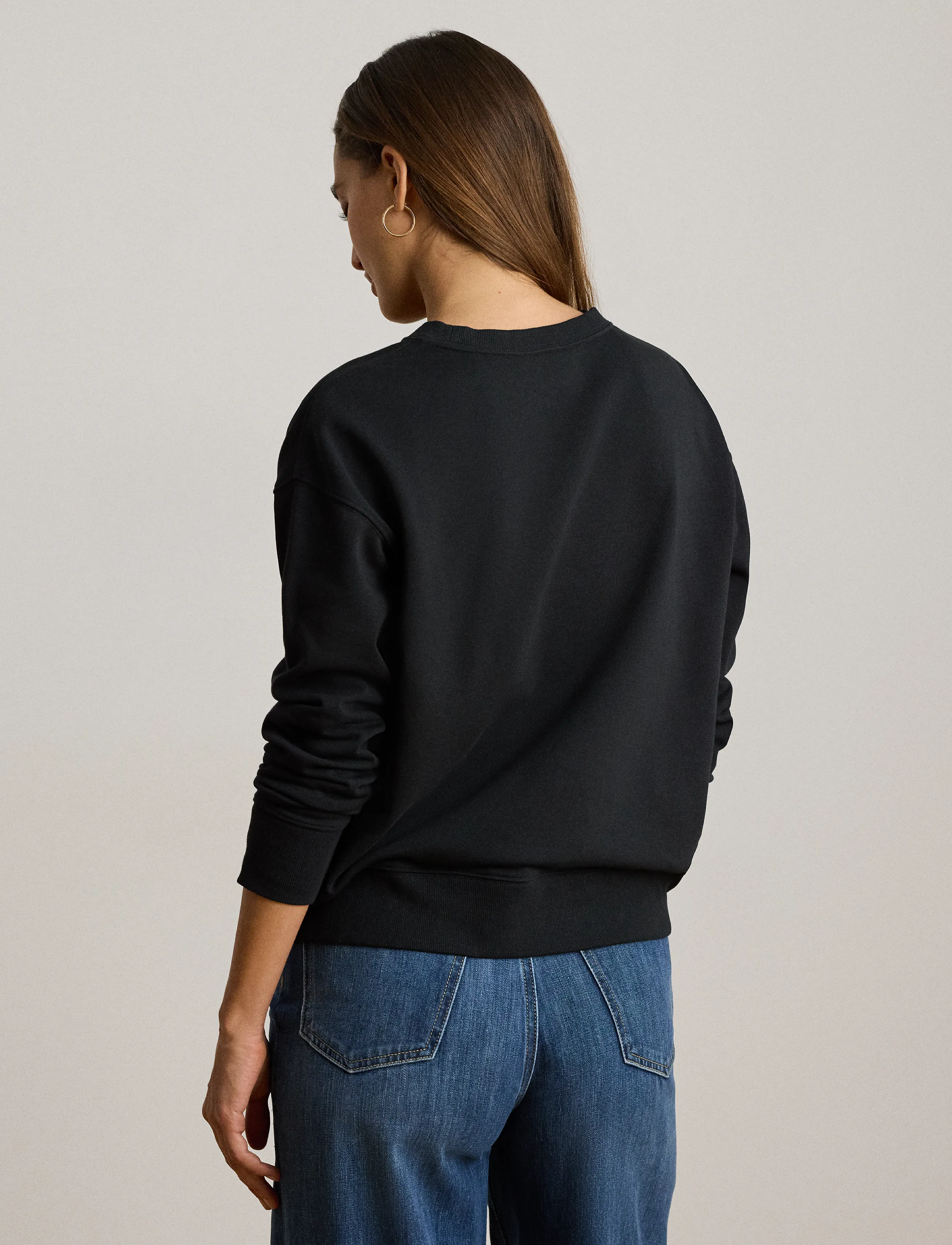 Embroidered-Crest French Terry Pullover 2