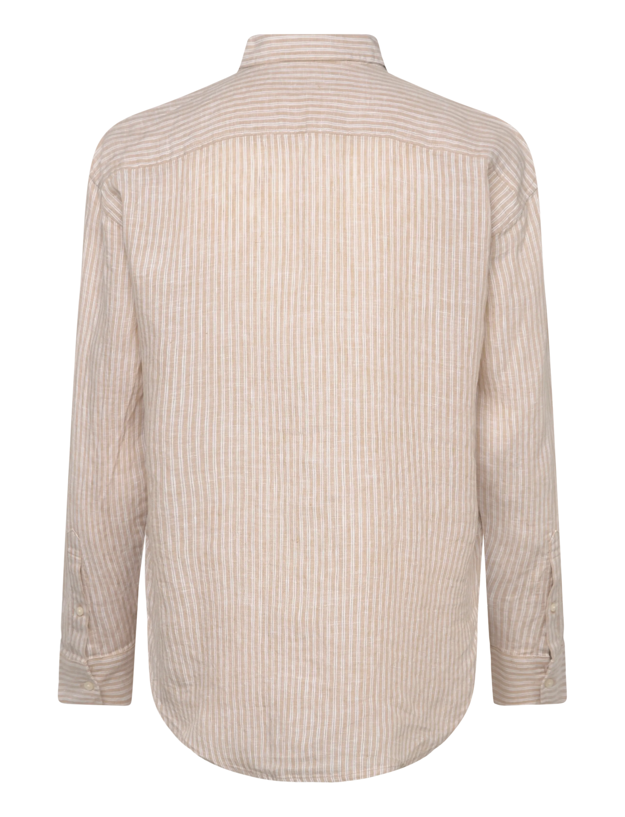 Lauren Ralph Lauren - Y/D TISSUE LINEN-WVN-SHIRT - chemises de lin - tan/white - 2