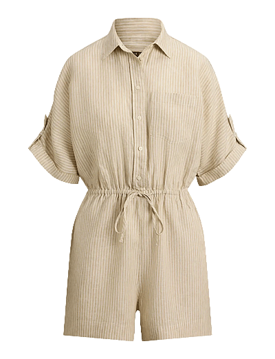 Y/D Tissue Linen-Wvn-Jumpsuit
