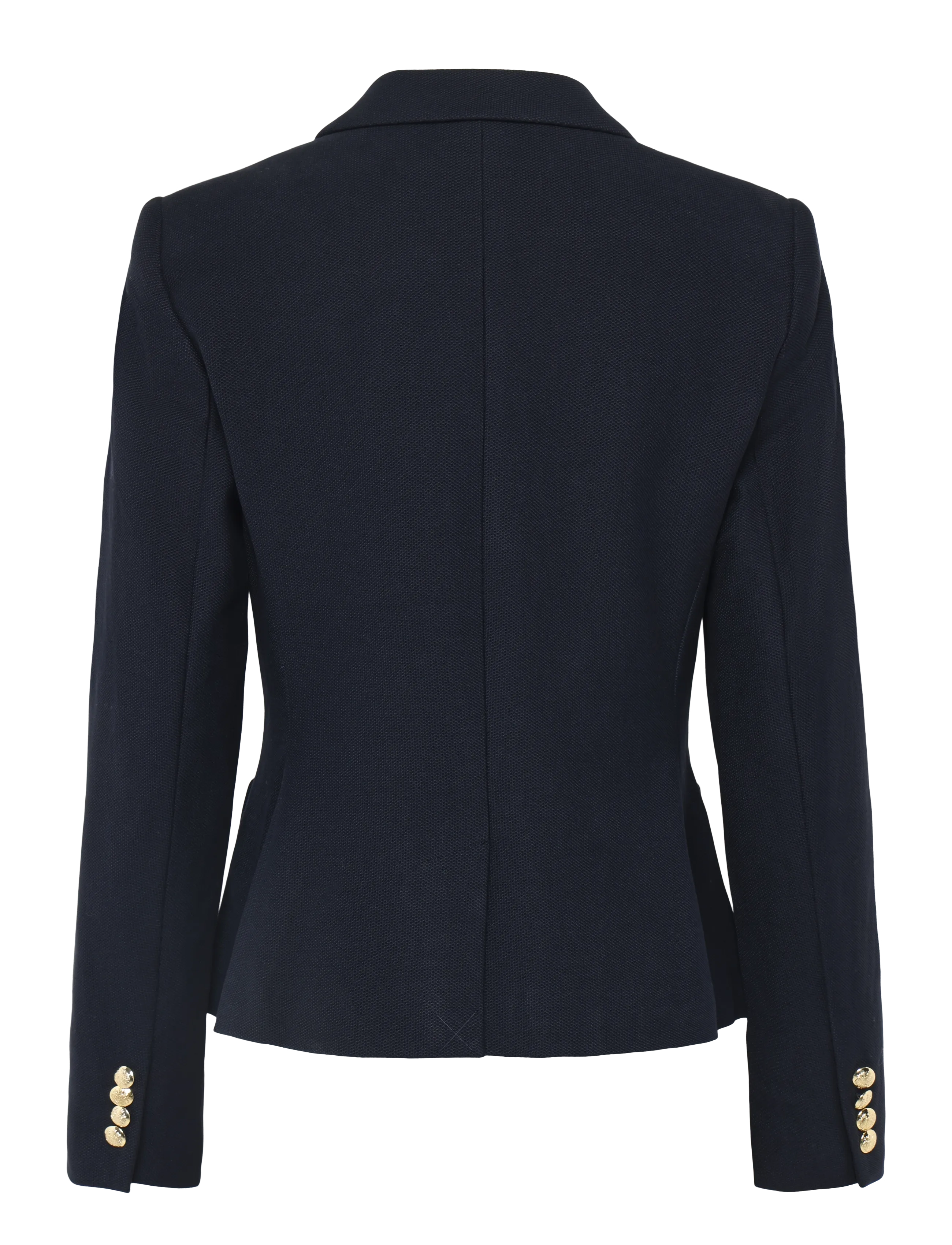Lauren Ralph Lauren - Double-Breasted Stretch Piqué Blazer - dobbeltradede blazere - lauren navy - 2