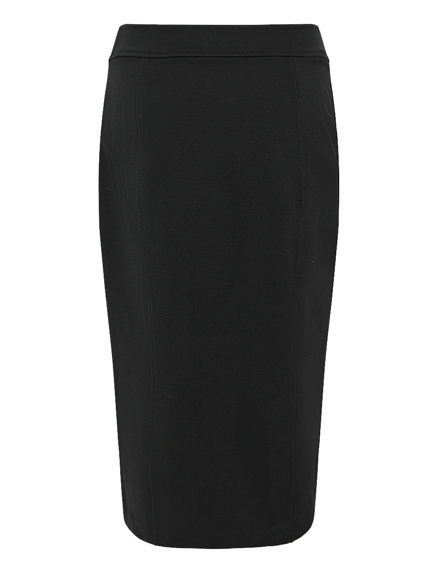 Lauren Ralph Lauren - Stretch Ponte Sailor Pencil Skirt - bleistiftröcke - black - 2