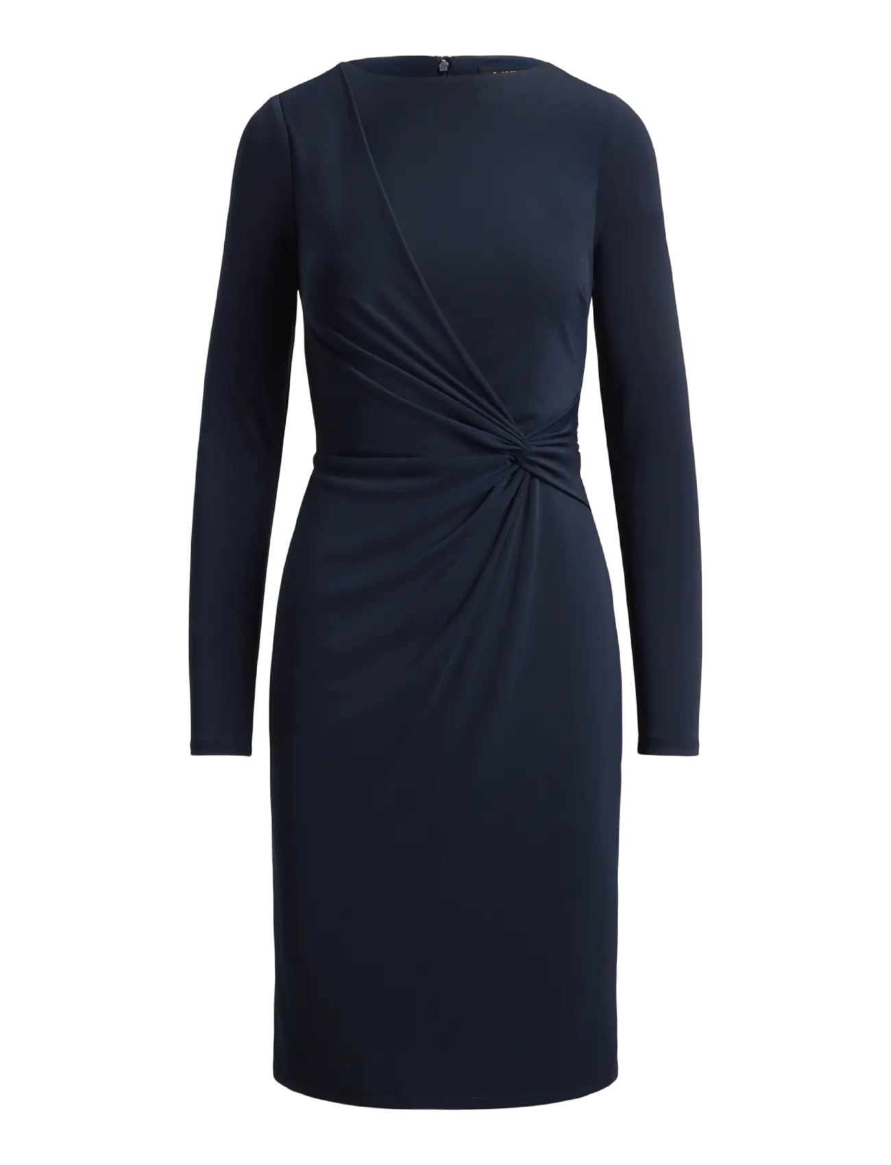 Lauren Ralph Lauren - STR MATTE JERSEY-R-KNT-DRESSES - knitted dresses - lauren navy - 1