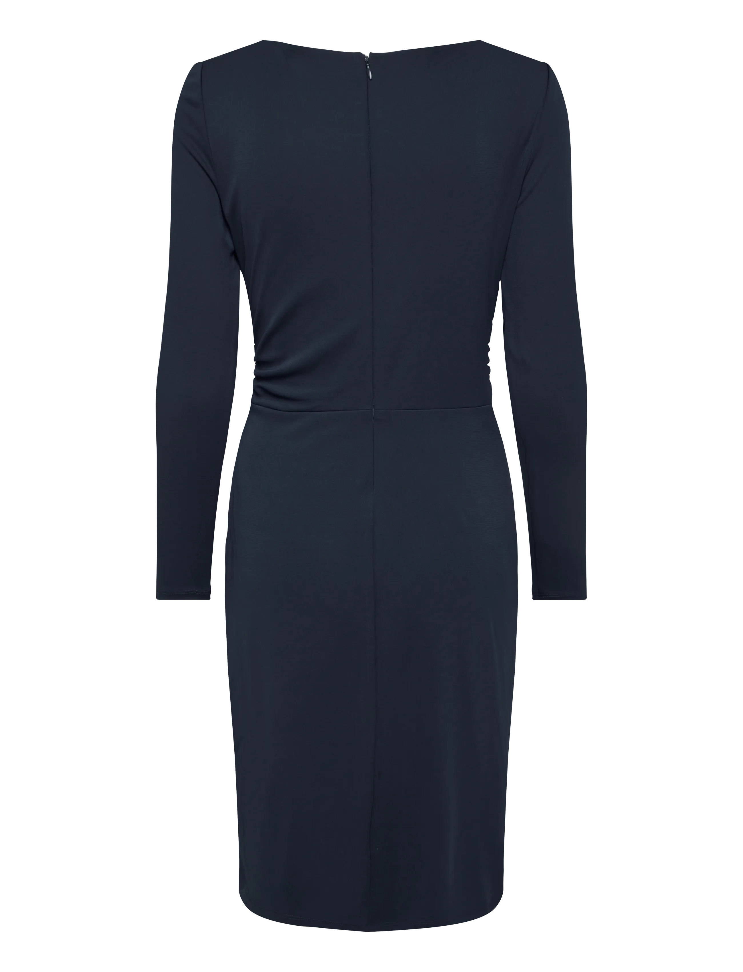Lauren Ralph Lauren - STR MATTE JERSEY-R-KNT-DRESSES - strikkjoler - lauren navy - 2