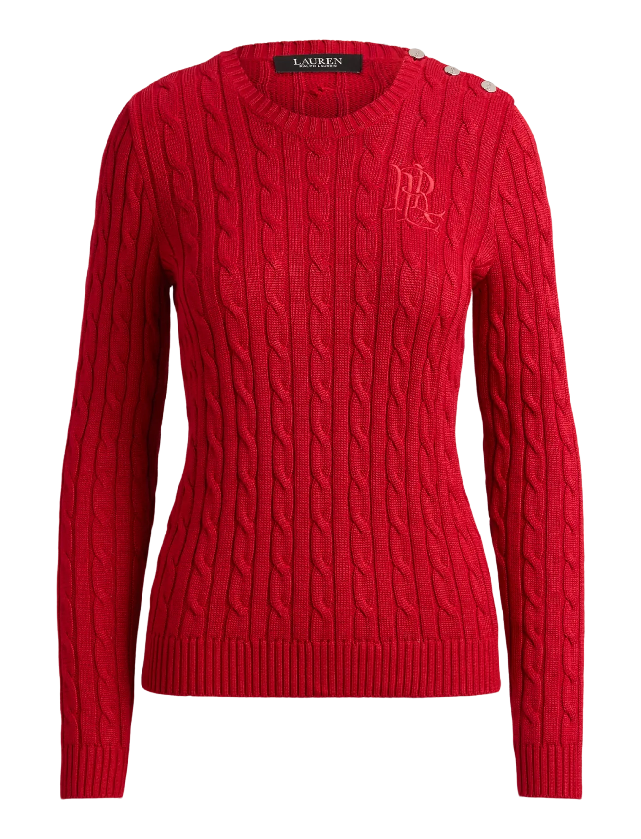Lauren Ralph Lauren - Button-Trim Cable-Knit