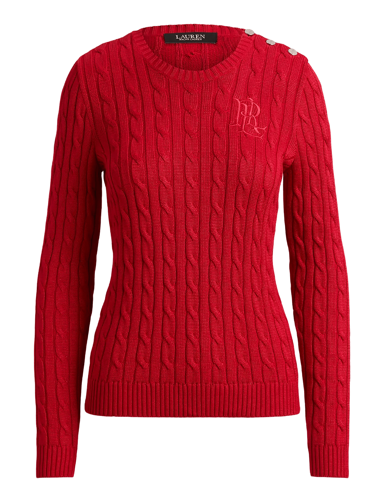 Lauren Ralph Lauren - Button-Trim Cable-Knit