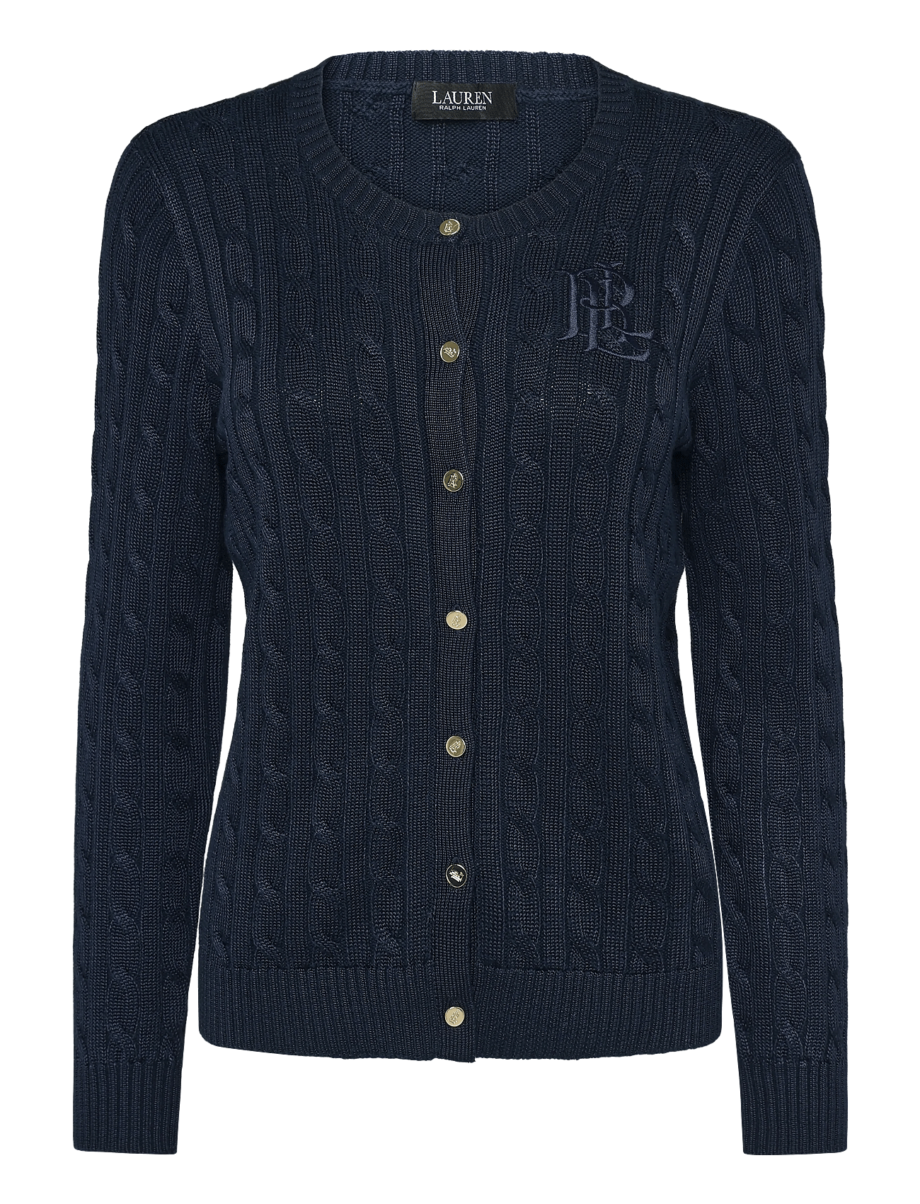 Lauren Ralph Lauren | Br Rayon Pltd Ctn-Sweater-Cardigan | L