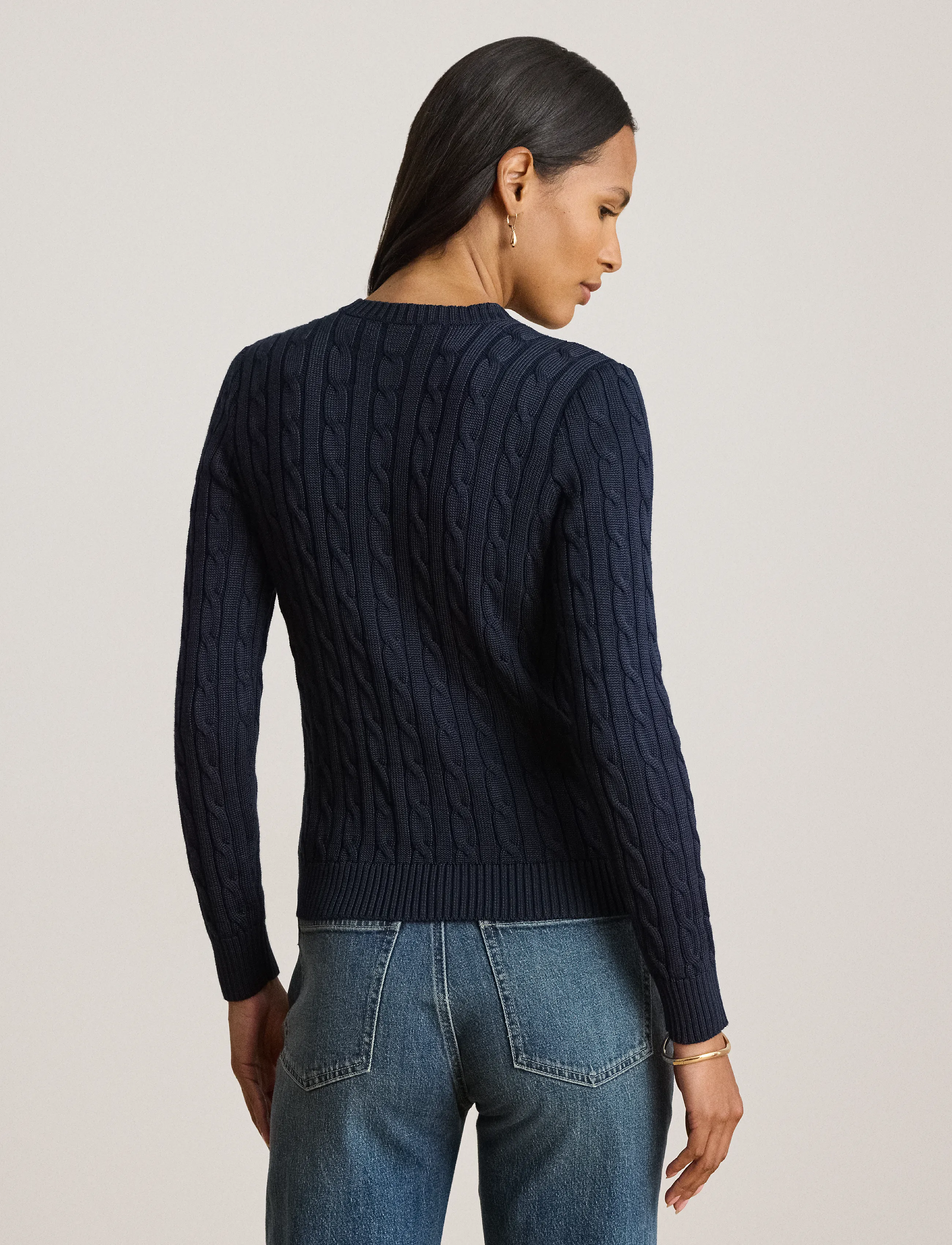 Cable-Knit Cotton-Blend Cardigan 2