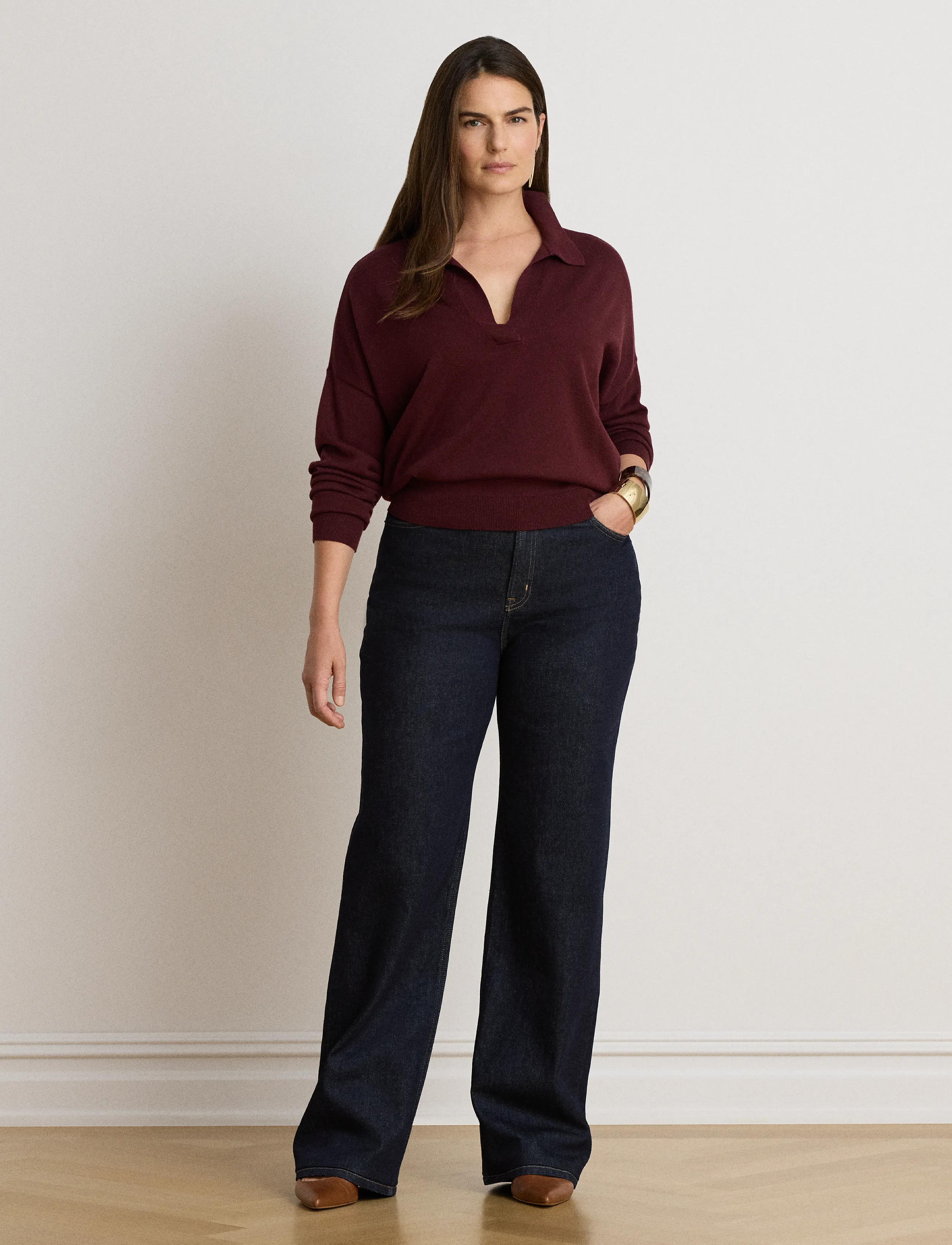 Lauren Ralph Lauren Cotton Modal-Sweater-Pullover polotröjor dam – bild 8