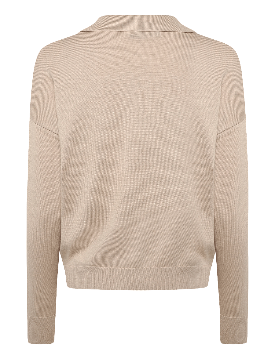 Lauren Ralph Lauren - Cotton-Modal Polo Sweater - pullover - light lauren came - 2