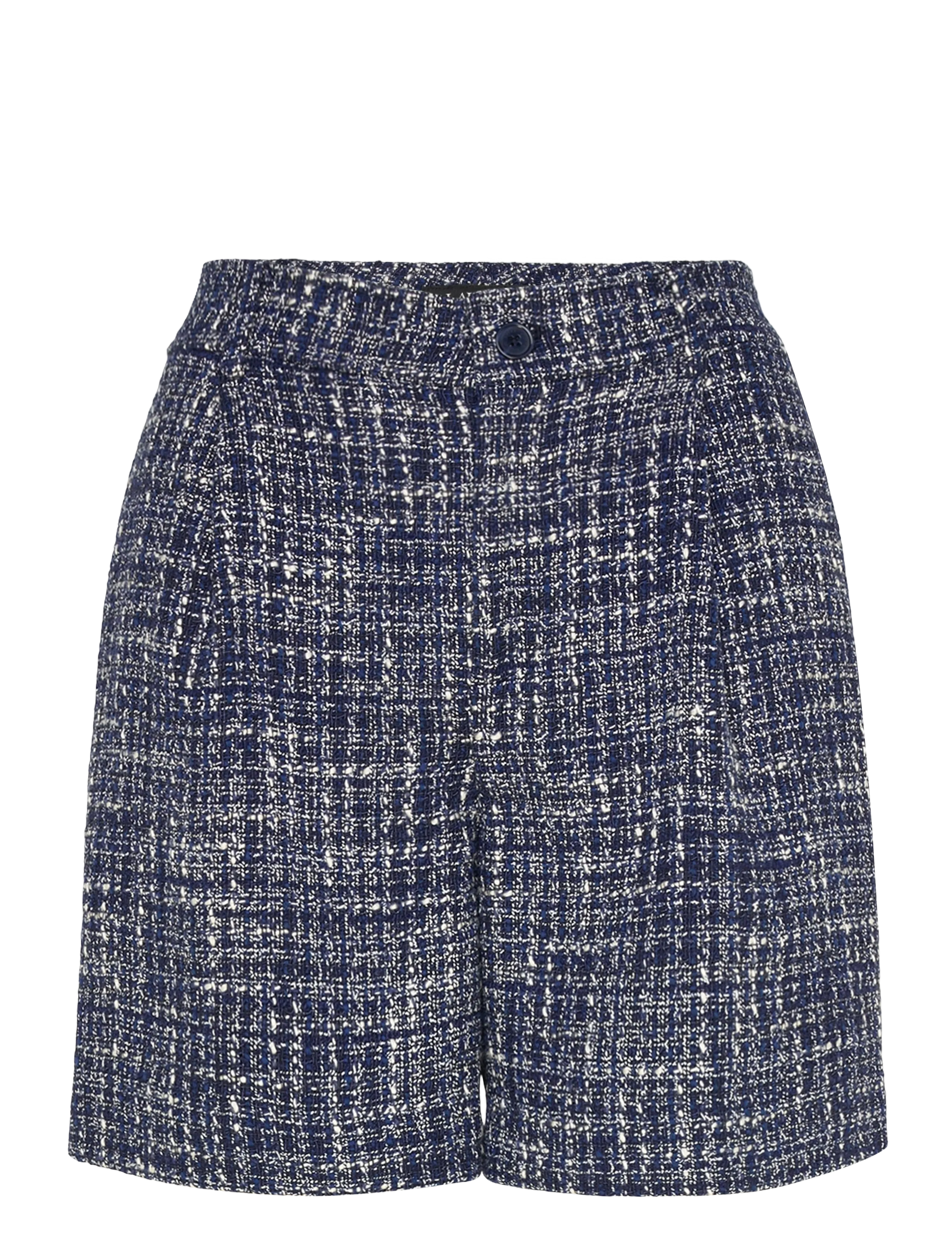 Lauren Ralph Lauren CLASSIC BOUCLE-WVN-SHORTS - Shorts - NAVY BLUE MULTI / navy