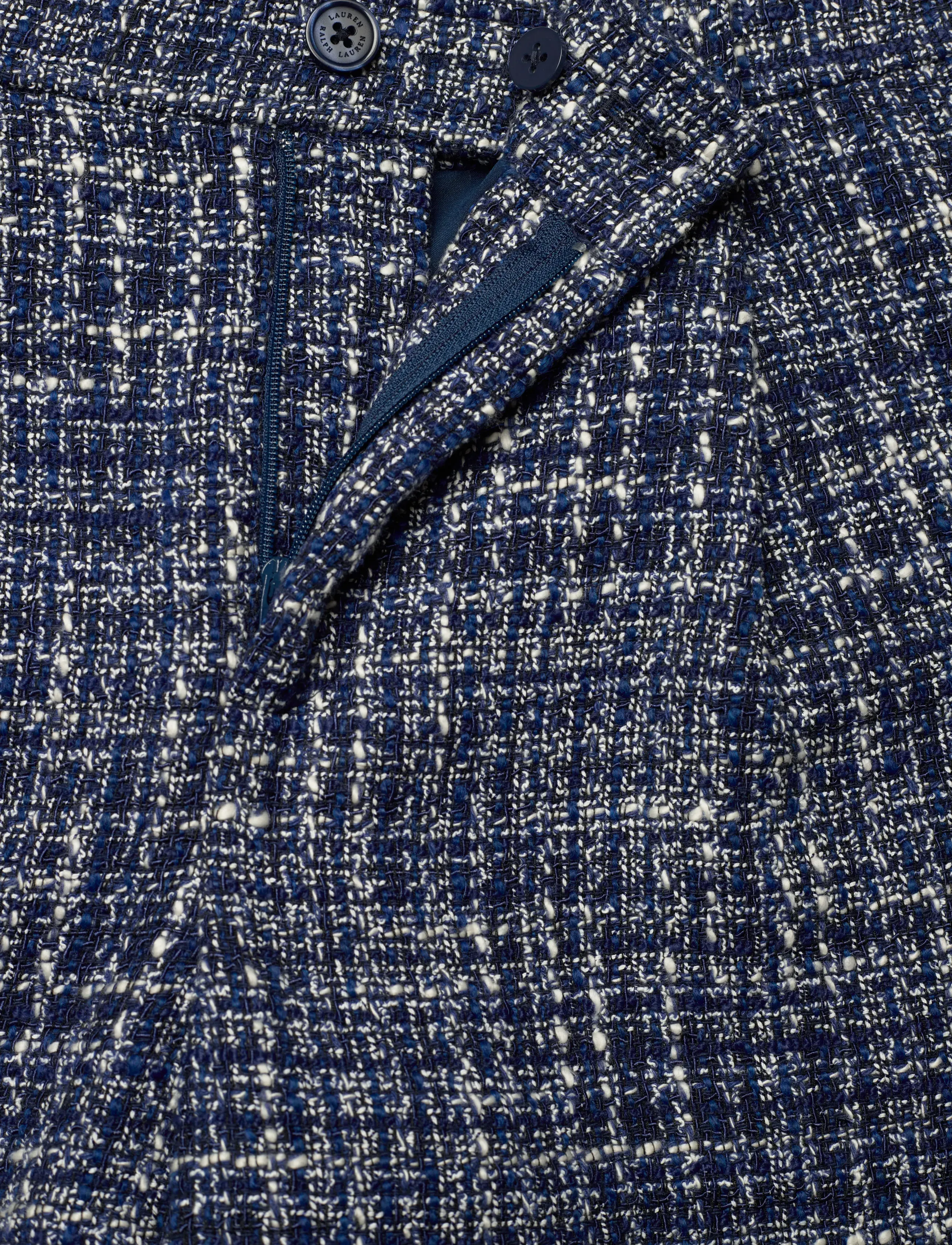 Lauren Ralph Lauren - CLASSIC BOUCLE-WVN-SHORTS - shorts casual - navy blue multi - 2