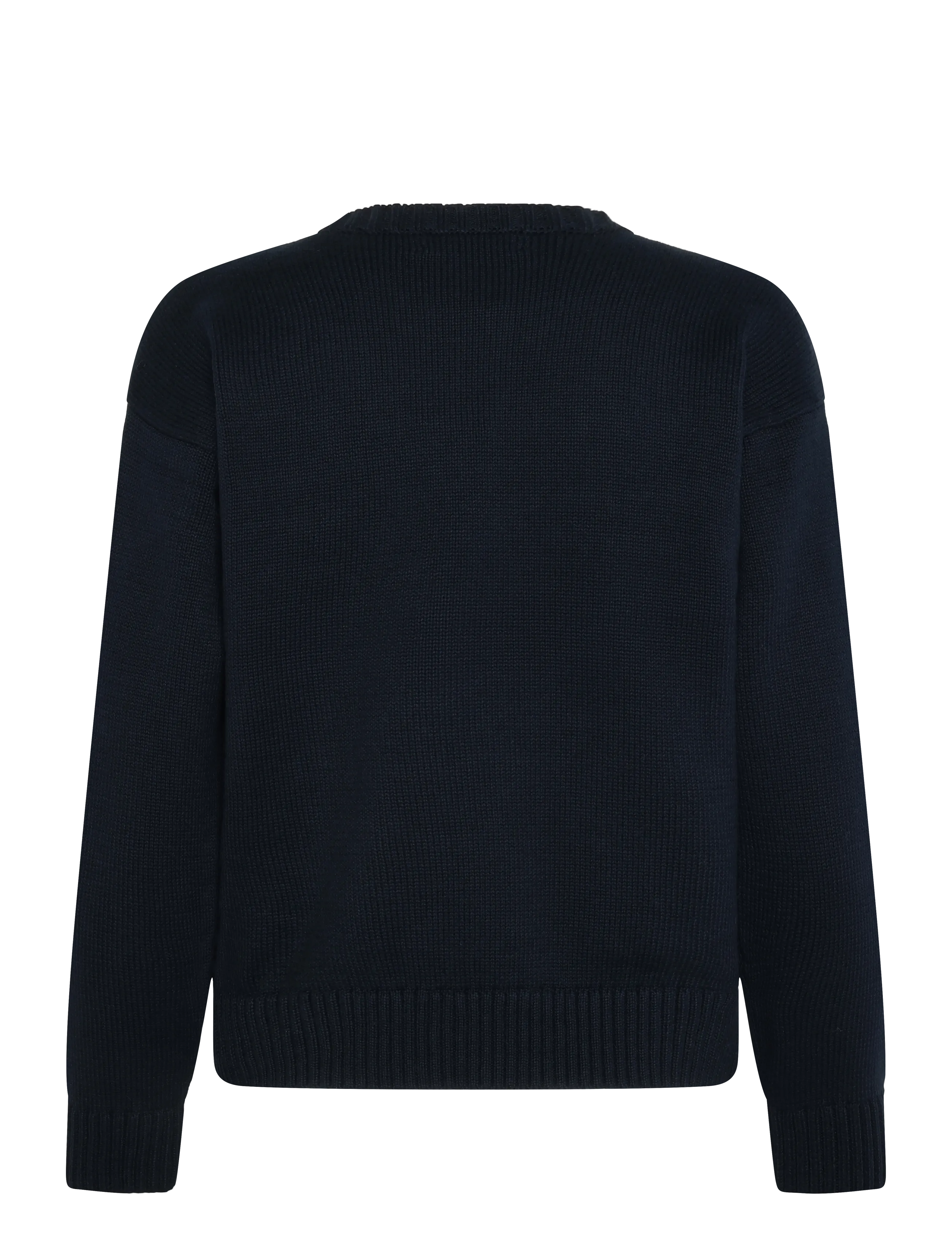 Lauren Ralph Lauren - Intarsia-Knit Vizsla Cotton Sweater - pullover - lauren navy multi - 2
