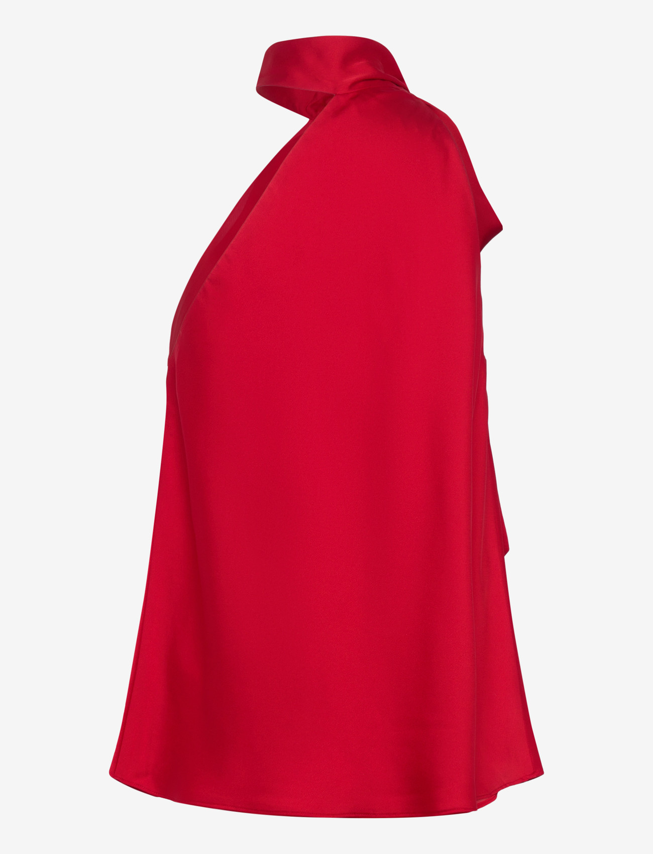 Lauren Ralph Lauren - Charmeuse Tie-Neck Halter Top - Ærmeløse bluser - cruise red - 2