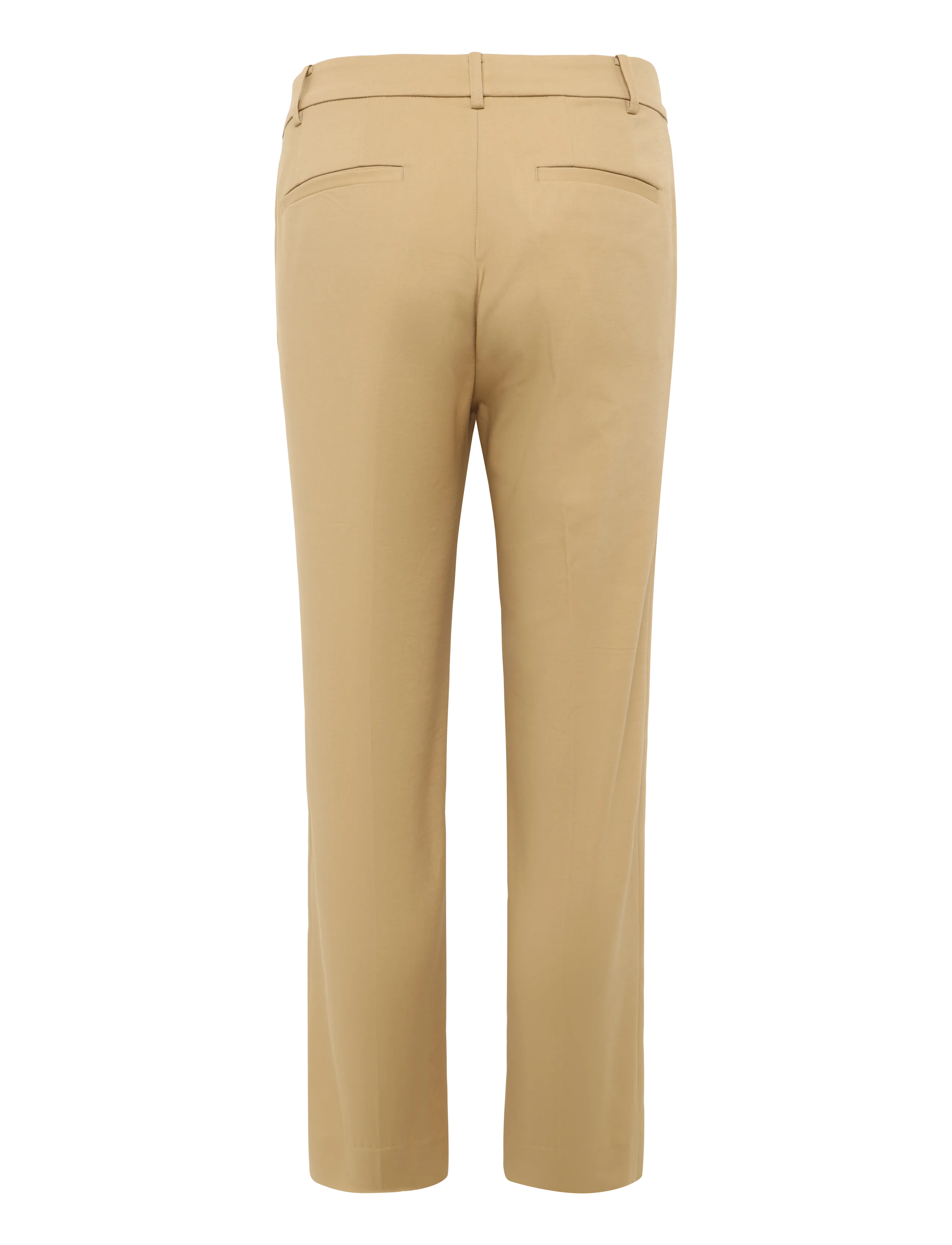 Lauren Ralph Lauren - Double-Faced Cotton Slim Straight Pant - kitsad püksid - birch tan - 2
