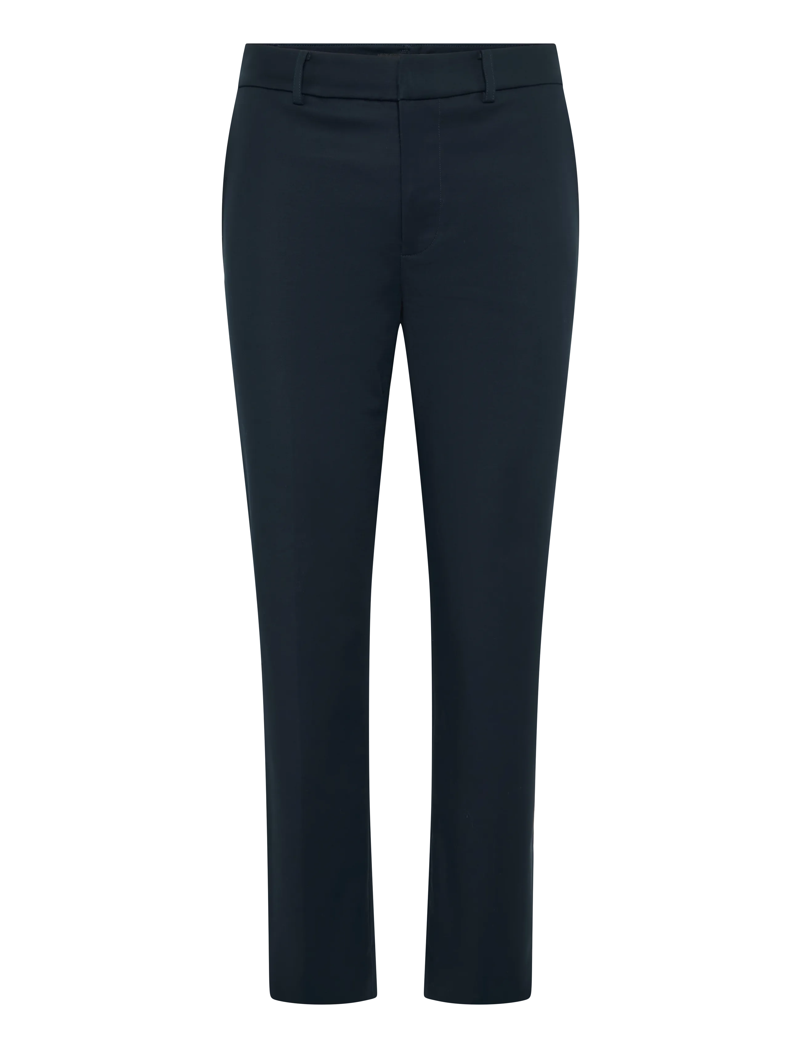 Lauren Ralph Lauren - STRETCH DBL CTN-WVN-PANTS - slim fit-byxor - lauren navy - 1