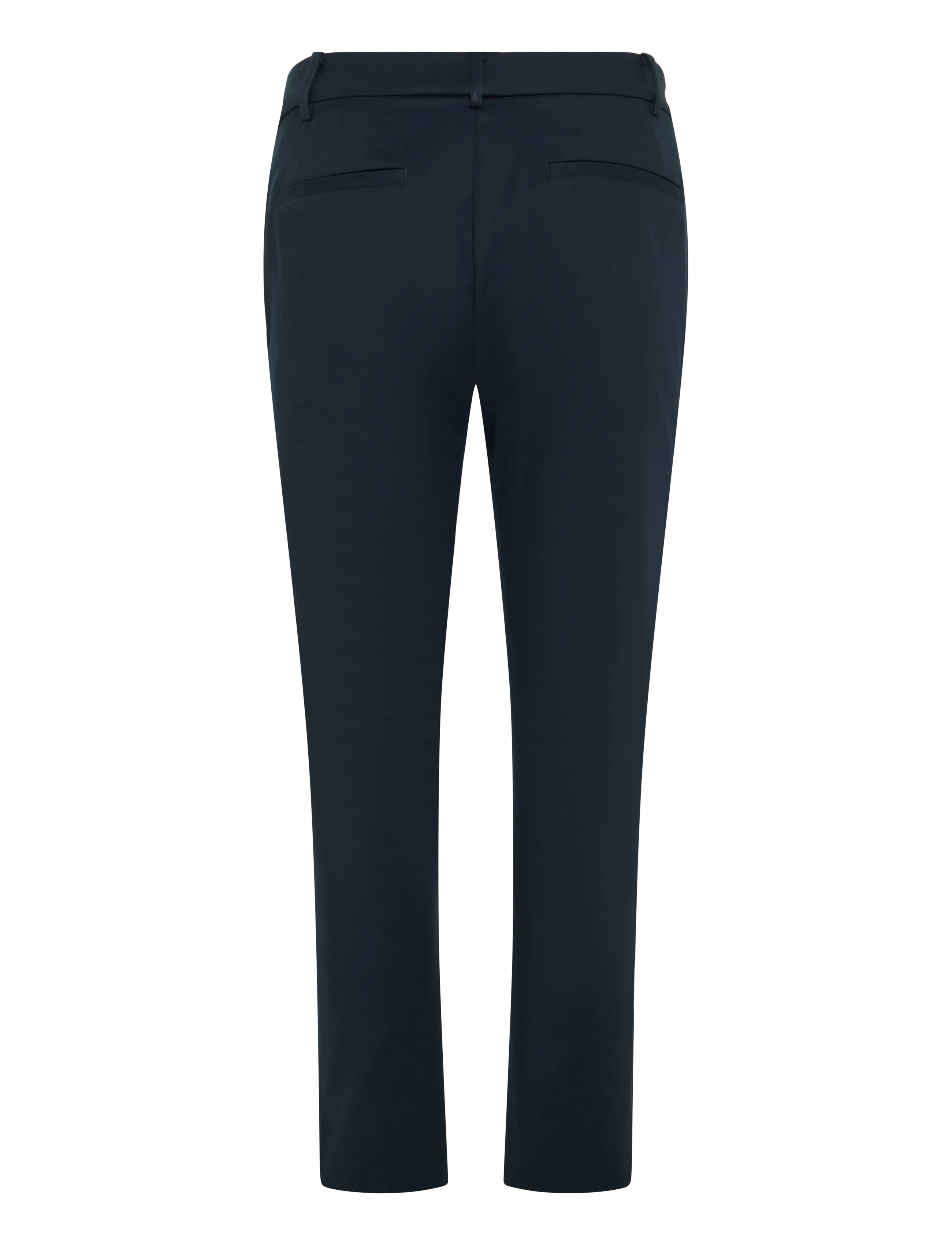 Lauren Ralph Lauren - STRETCH DBL CTN-WVN-PANTS - slim fit-byxor - lauren navy - 2