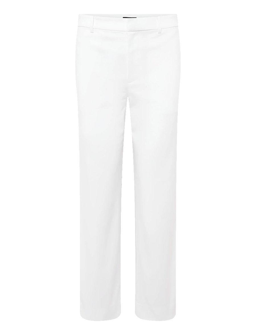 Lauren Ralph Lauren - STRETCH DBL CTN-WVN-PANTS - slim-fit hosen - white - 1