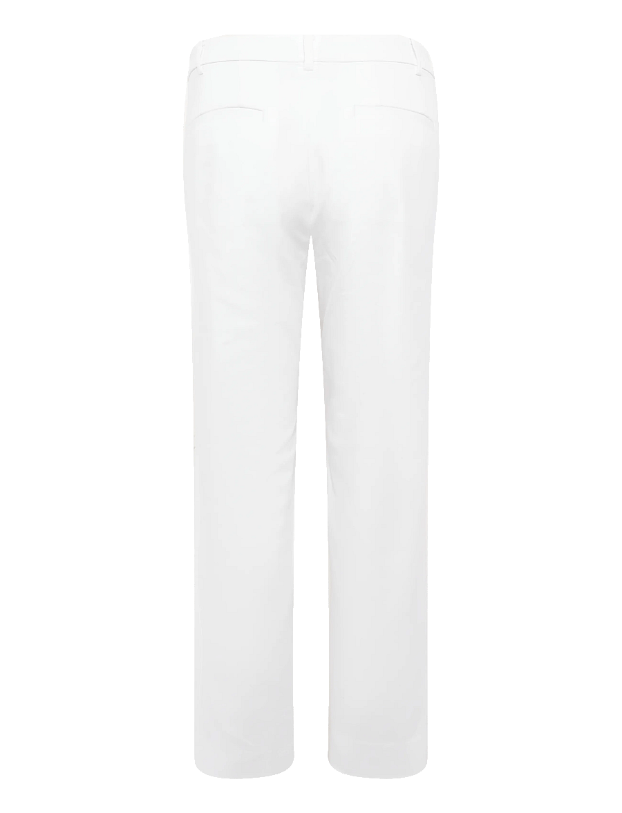 Lauren Ralph Lauren - STRETCH DBL CTN-WVN-PANTS - slim-fit hosen - white - 2