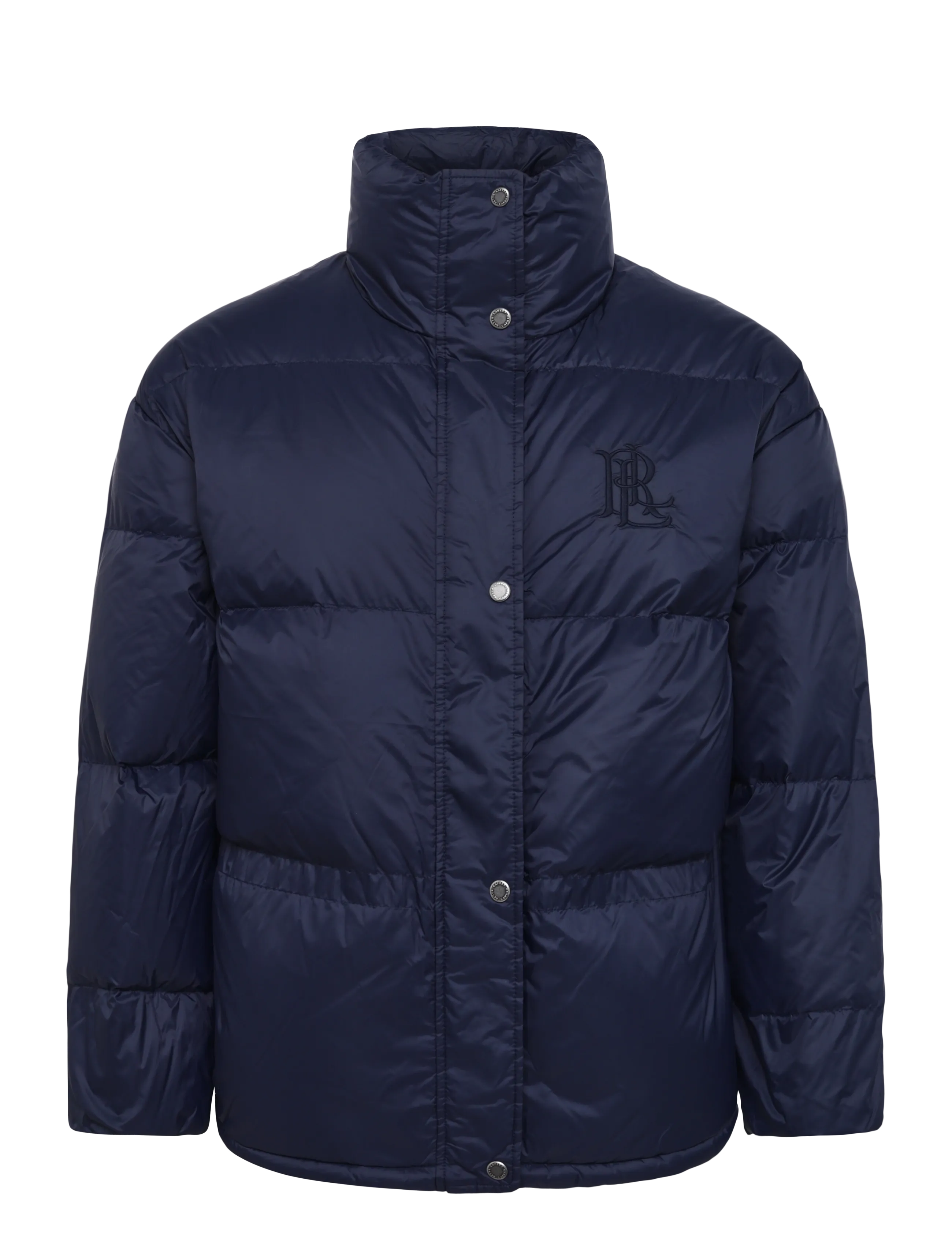 Lauren Ralph Lauren - Quilted Funnelneck Down Coat - lauren navy - 1