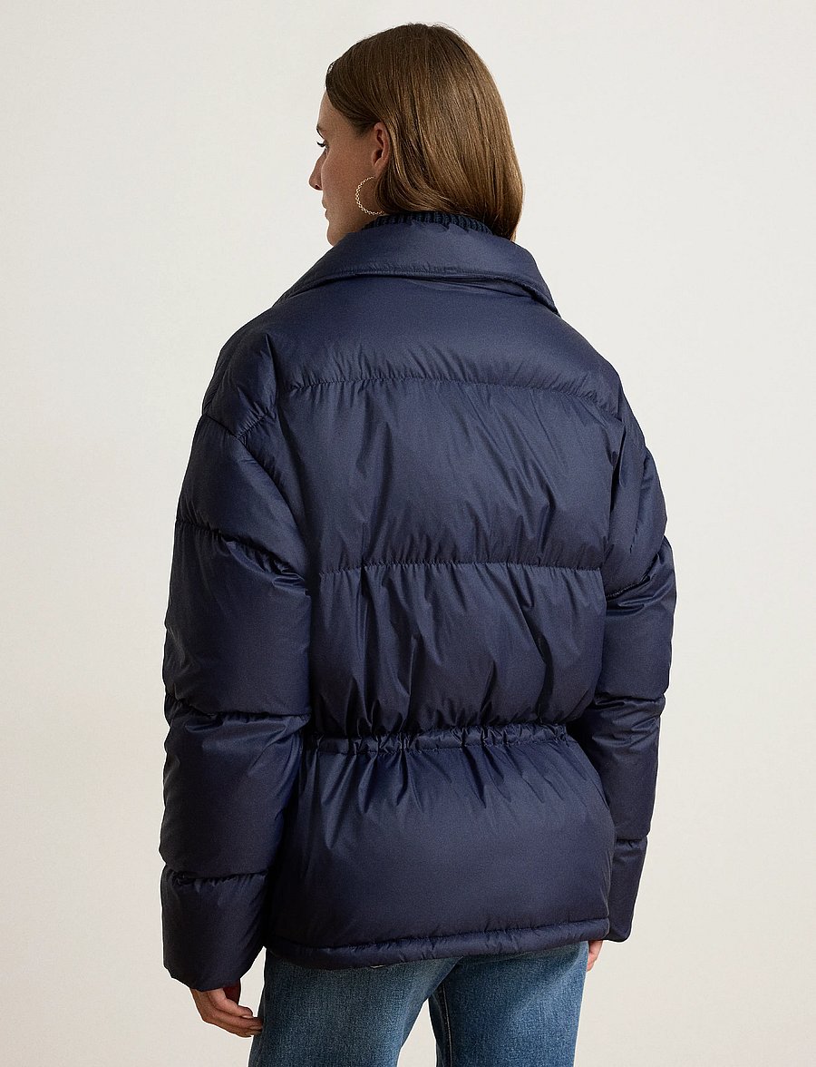 Lauren Ralph Lauren - Quilted Funnelneck Down Coat - winterjacken - lauren navy - 3
