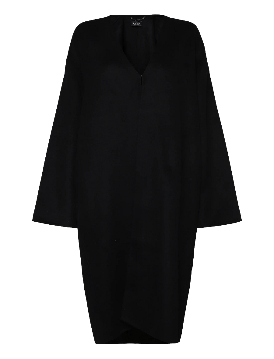 Lauren Ralph Lauren - Double-Faced Wool-Blend Overcoat - talvejoped - black - 1
