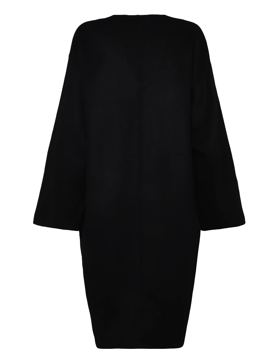 Lauren Ralph Lauren - Double-Faced Wool-Blend Overcoat - talvejoped - black - 2