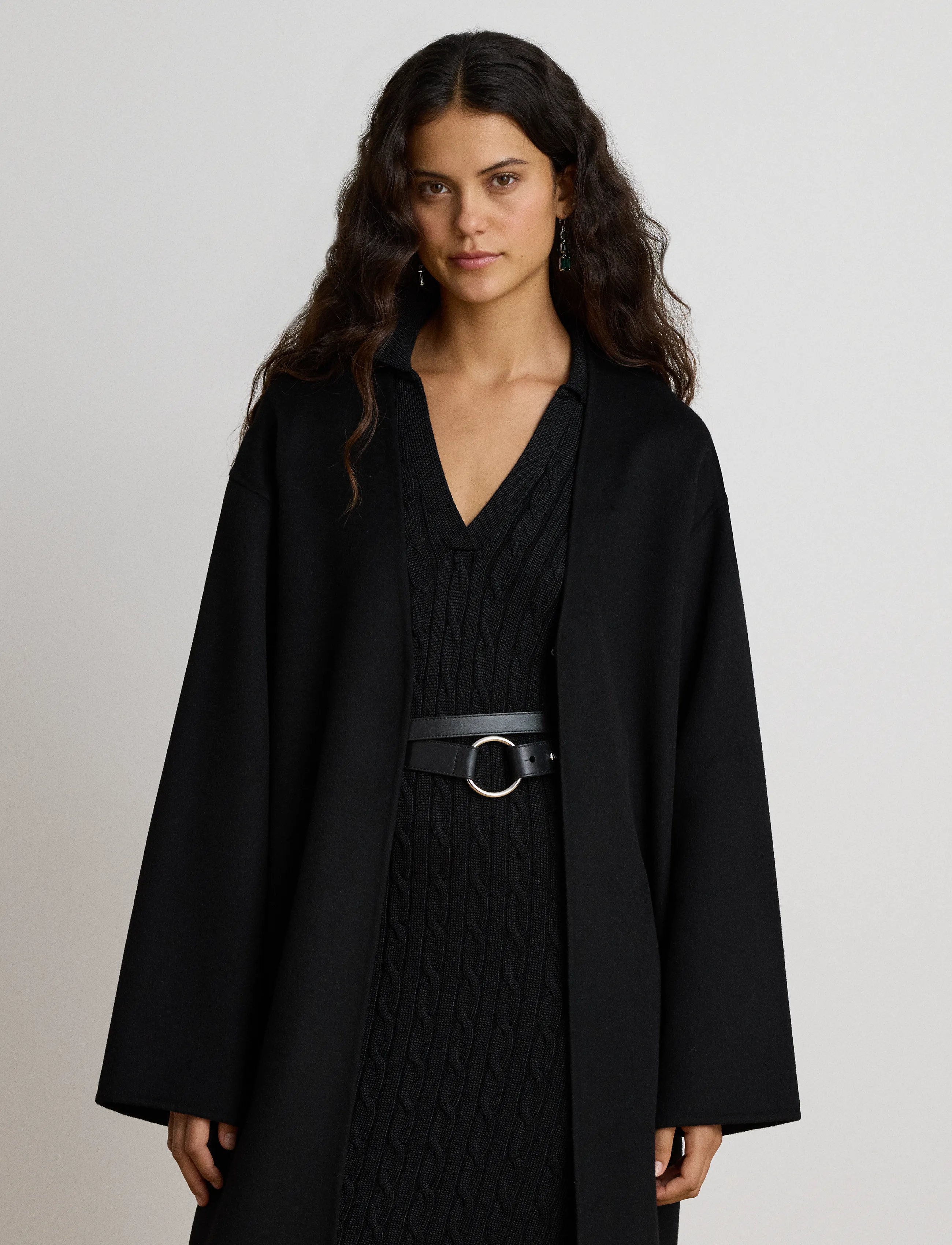 Lauren Ralph Lauren - Double-Faced Wool-Blend Overcoat - black - 4