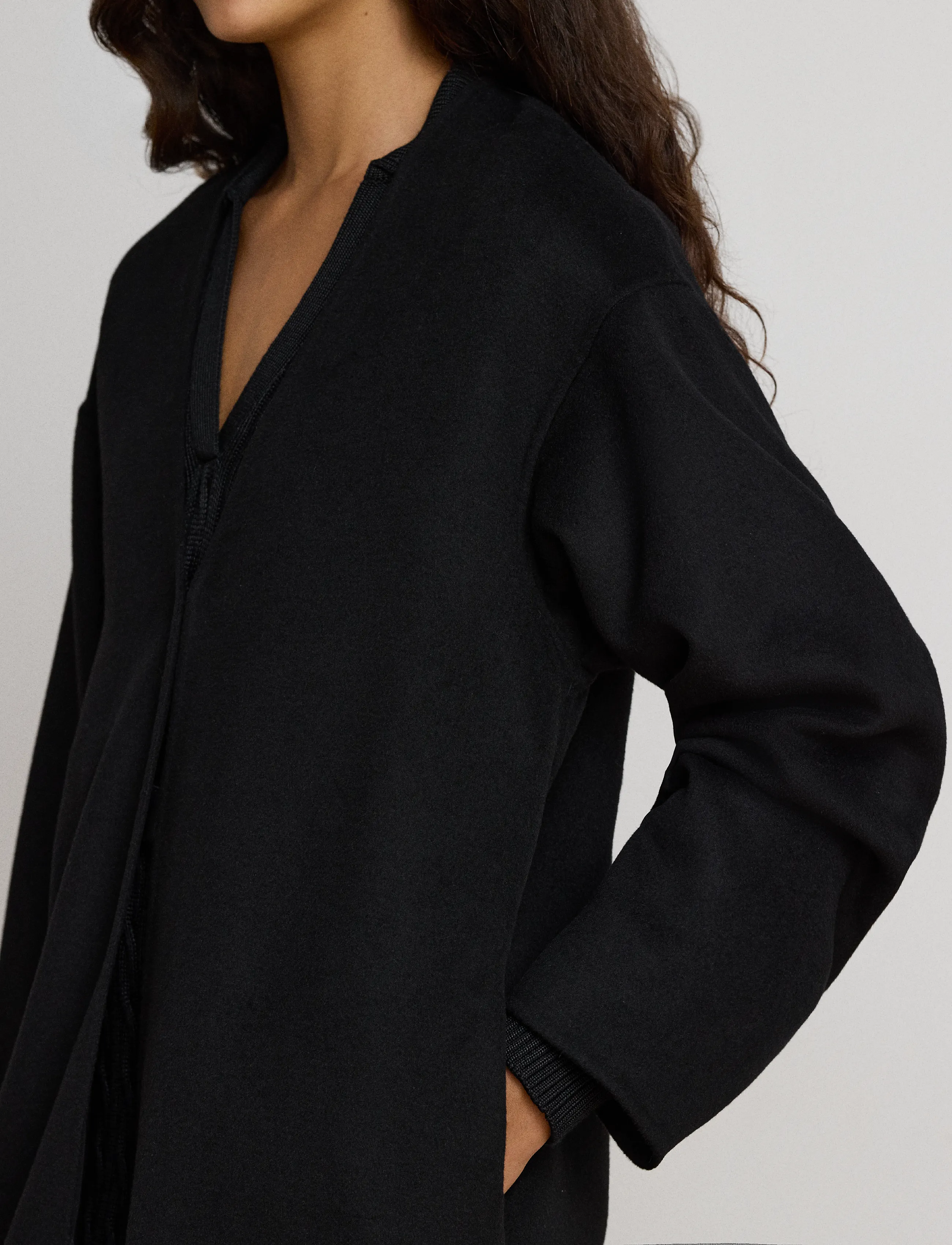 Lauren Ralph Lauren - Double-Faced Wool-Blend Overcoat - black - 5