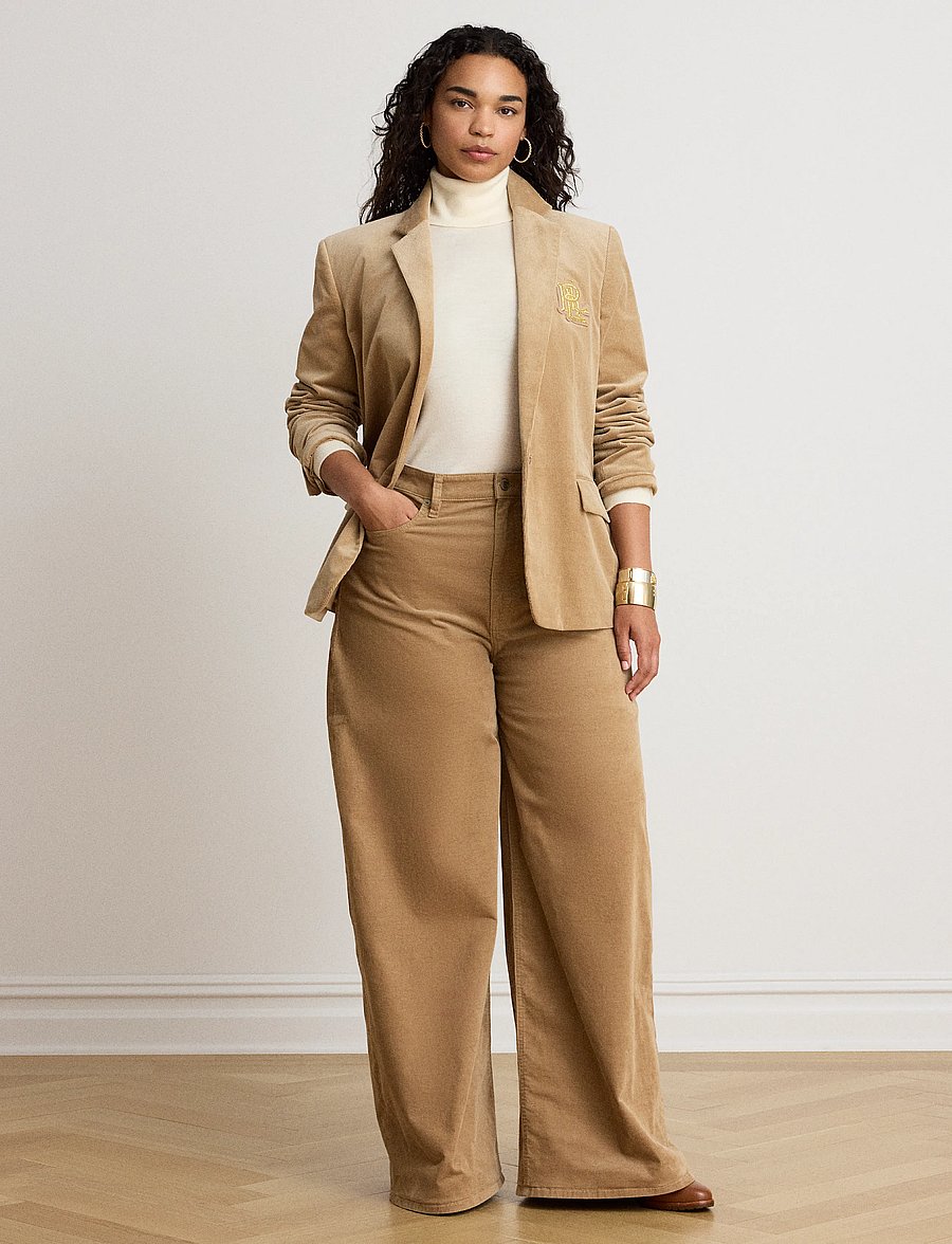 Lauren Ralph Lauren - Bullion Stretch-Cotton Corduroy Blazer - einreihige blazer - lauren camel - 5