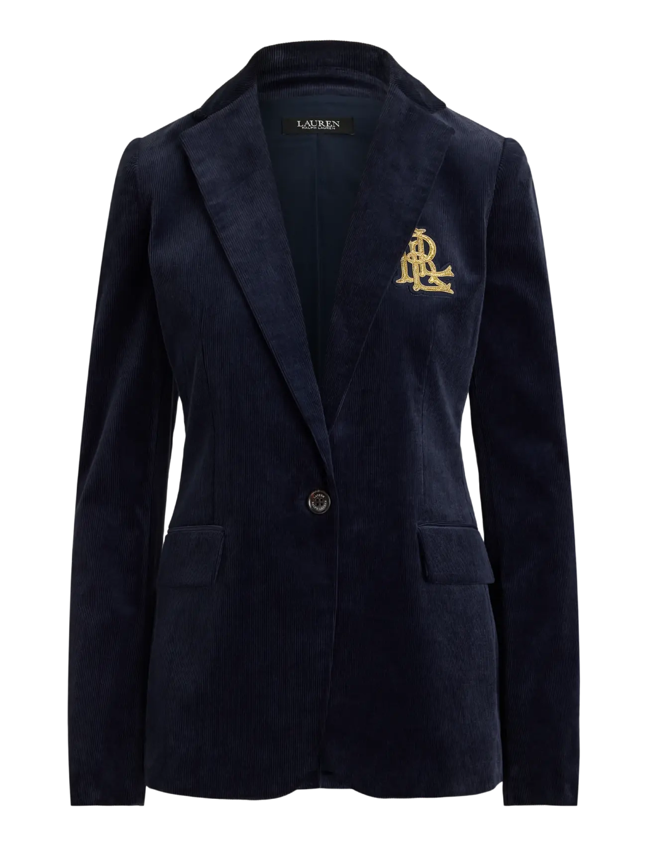 Lauren Ralph Lauren - Bullion Stretch-Cotton Corduroy Blazer - einreihige blazer - lauren navy - 2