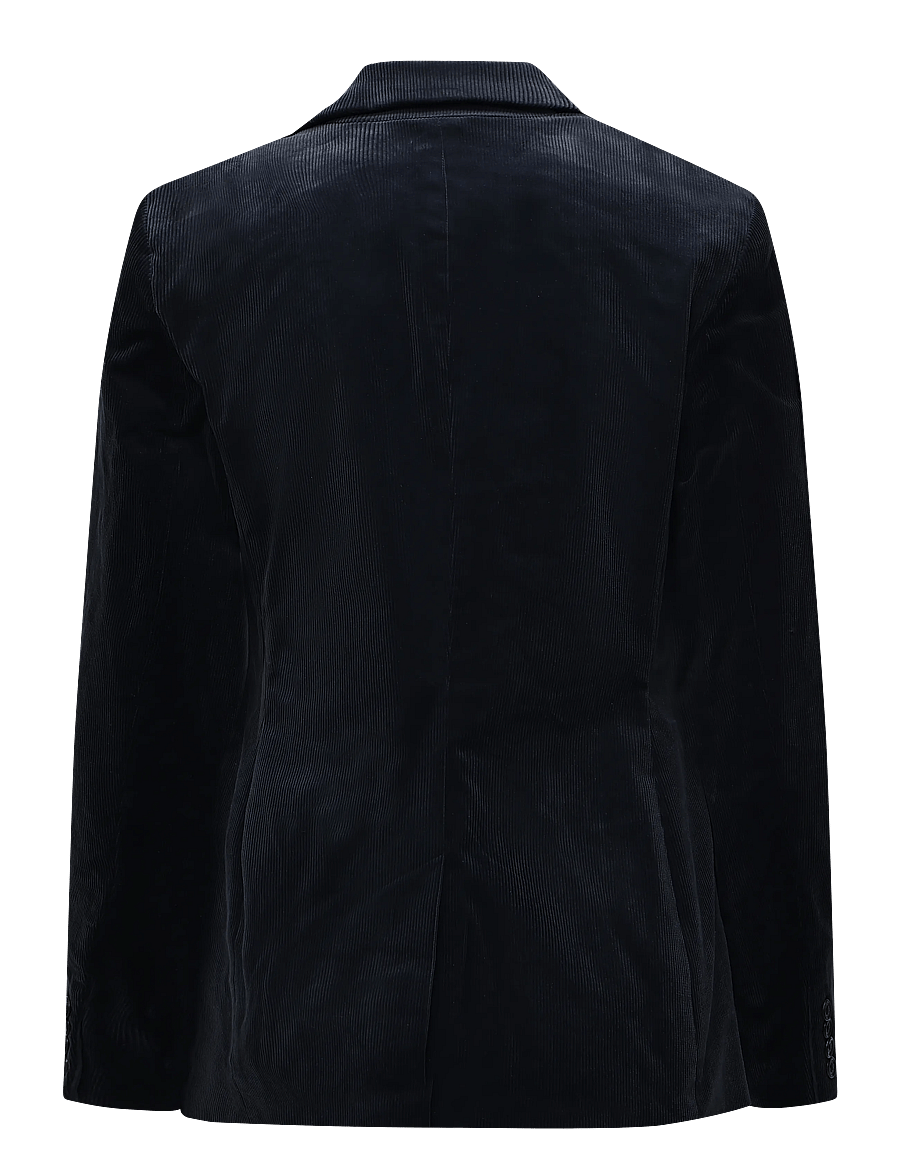 Lauren Ralph Lauren - Bullion Stretch-Cotton Corduroy Blazer - enkeltradede blazere - lauren navy - 3