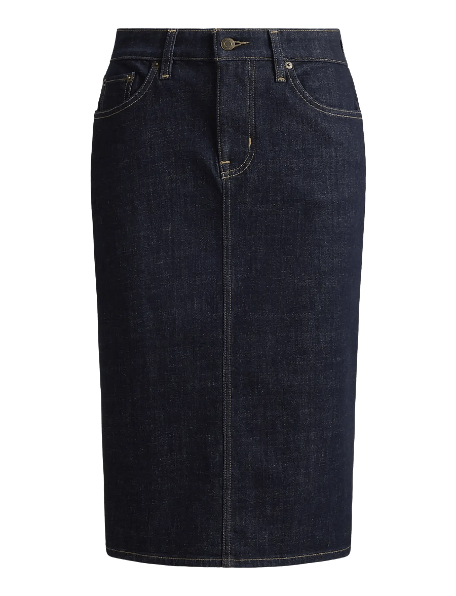 Lauren Ralph Lauren - Denim Pencil Skirt - jupes en jeans - rinse wash - 1
