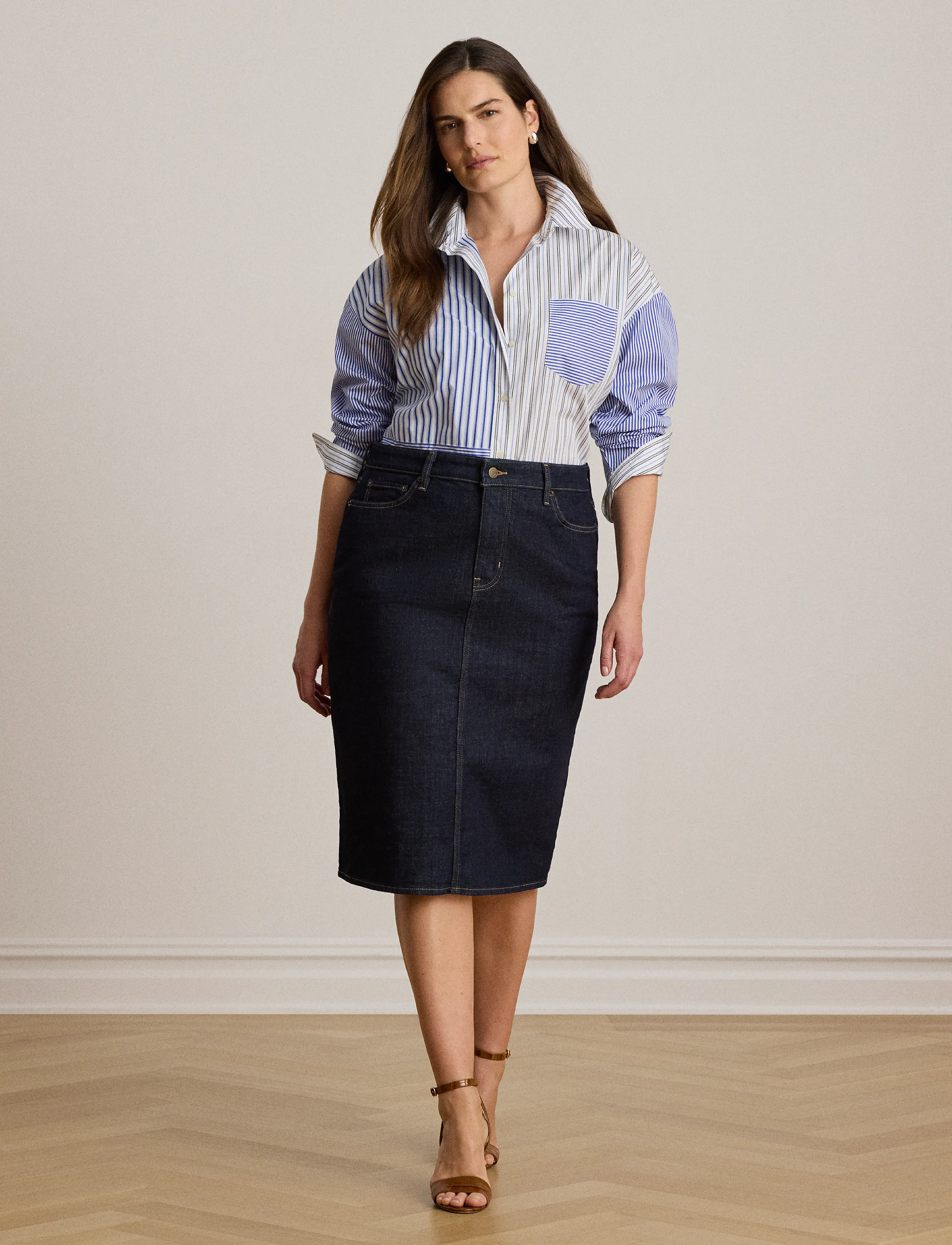 Lauren Ralph Lauren Denim Pencil Skirt jeanskjolar dam – bild 5
