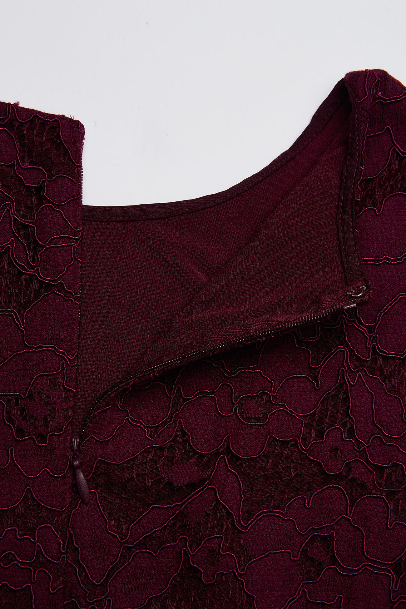 Lauren Ralph Lauren - Floral Lace Dress - passion plum - 3