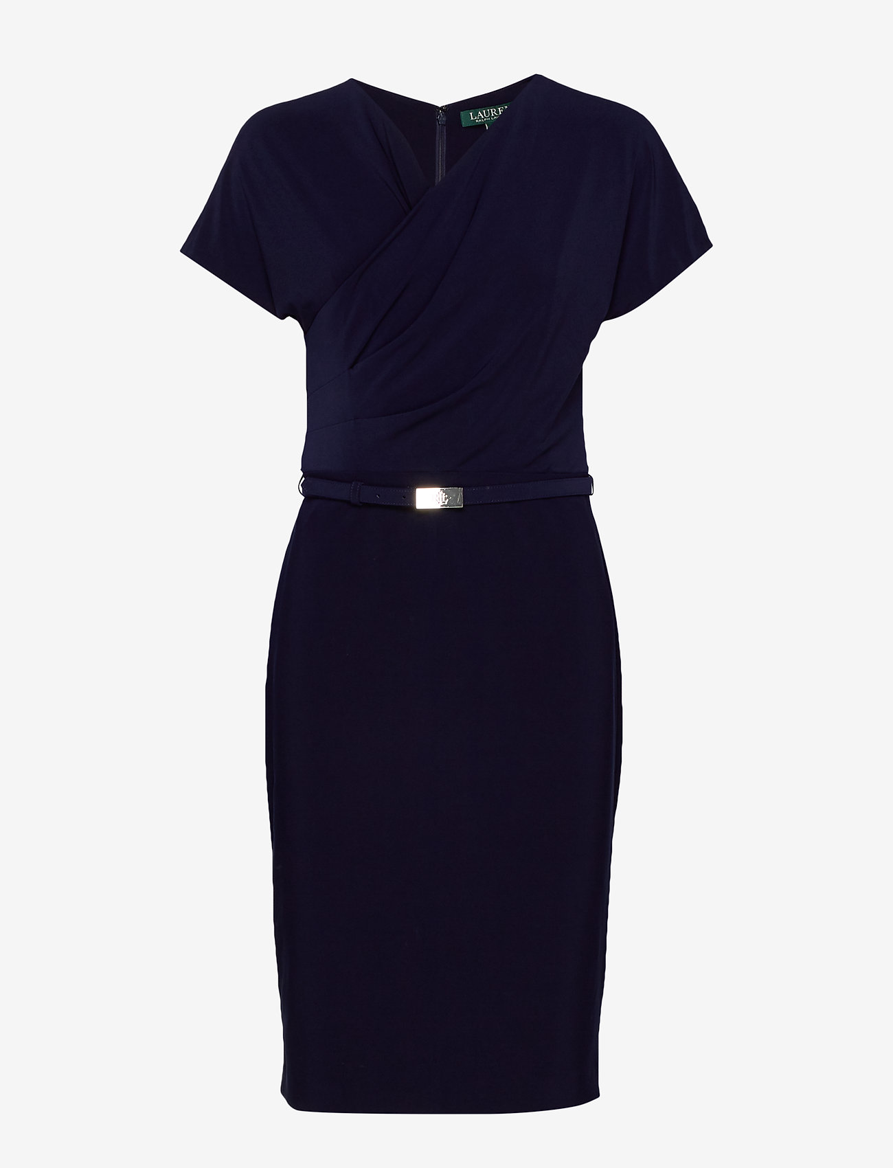 Lauren Ralph Lauren - BONDED MJ-DRESS W/ BELT - lighthouse navy - 0