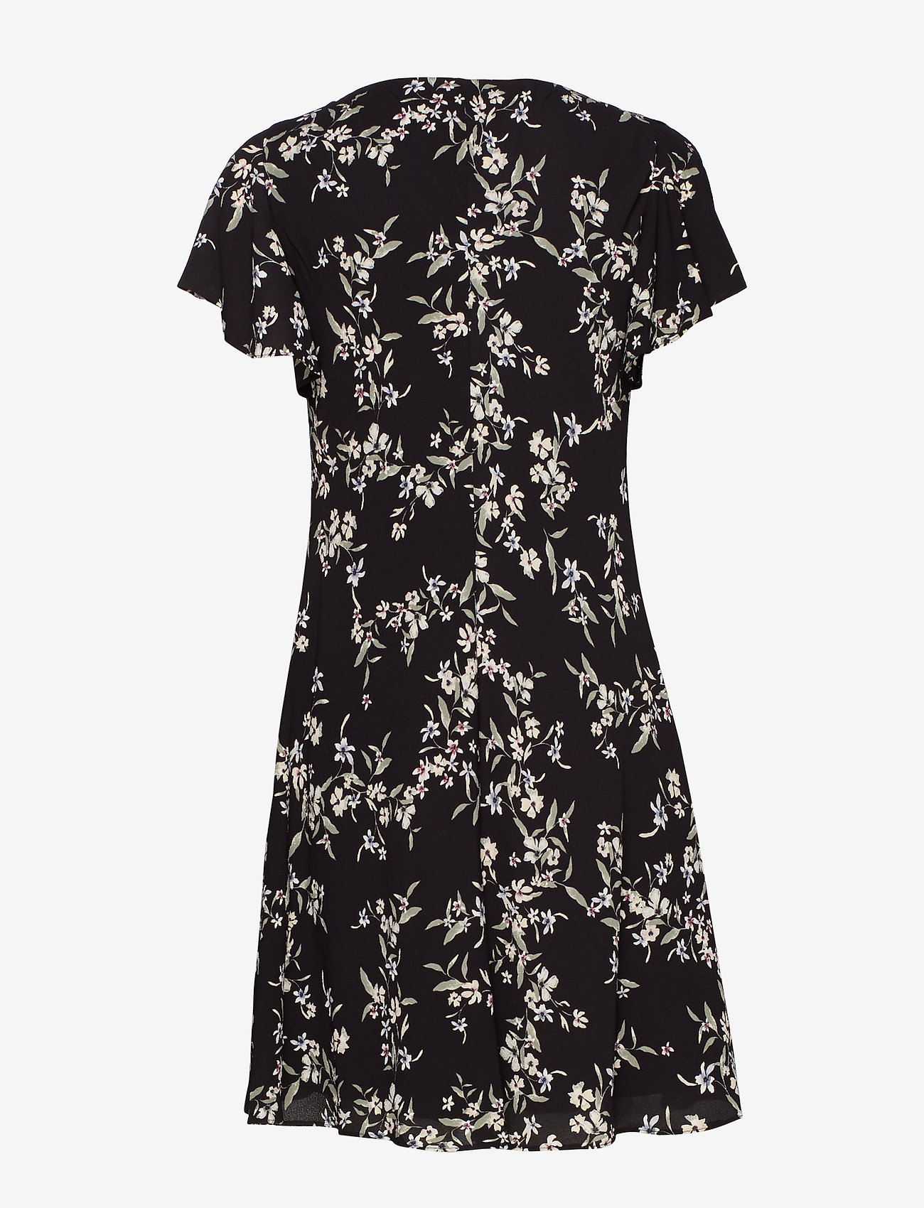 Lauren Ralph Lauren - PRINTED BBL CREPE-DRESS - black/blue/multi - 1