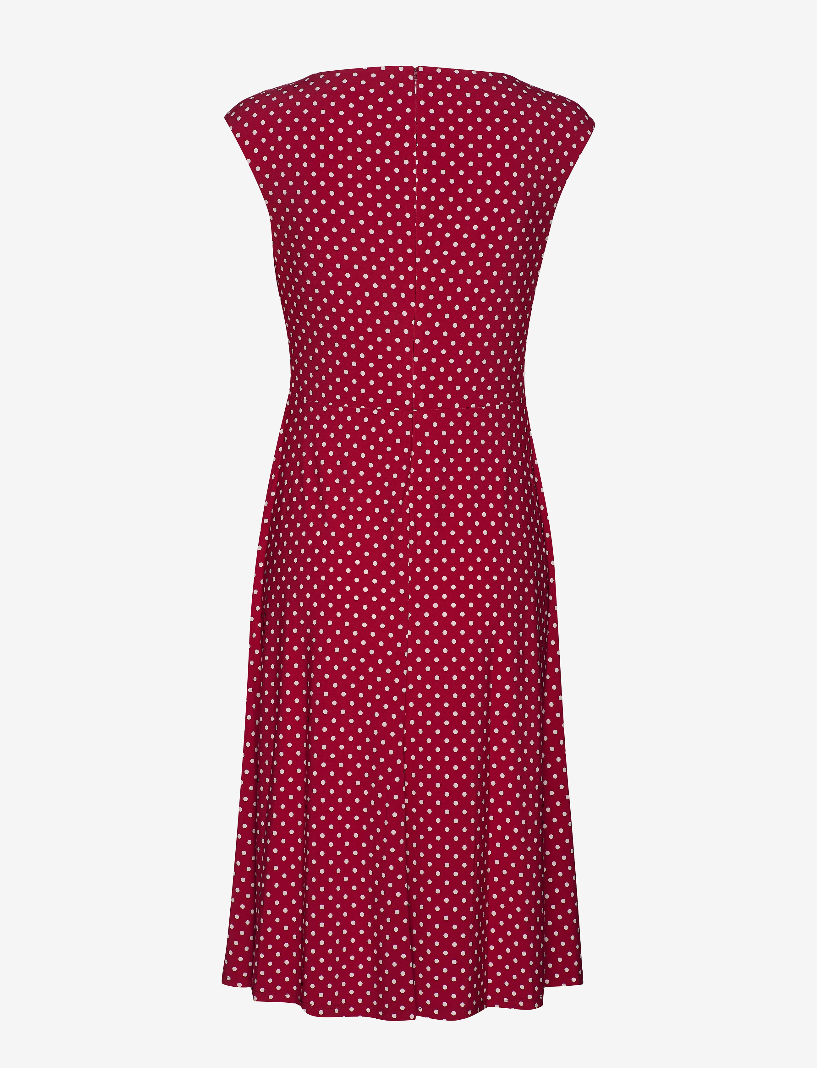 Lauren Ralph Lauren - PRINTED MATTE JRSY-DRESS - dark raspberry/co - 1