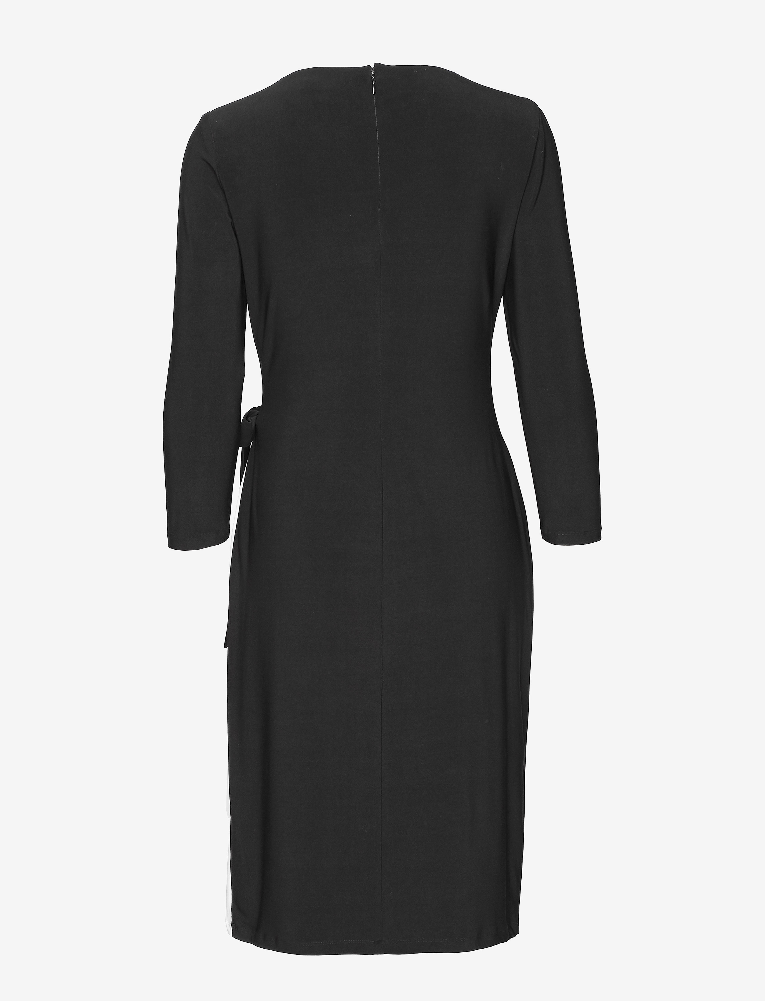 Lauren Ralph Lauren - Two-Tone Jersey Dress - black/lauren whit - 1