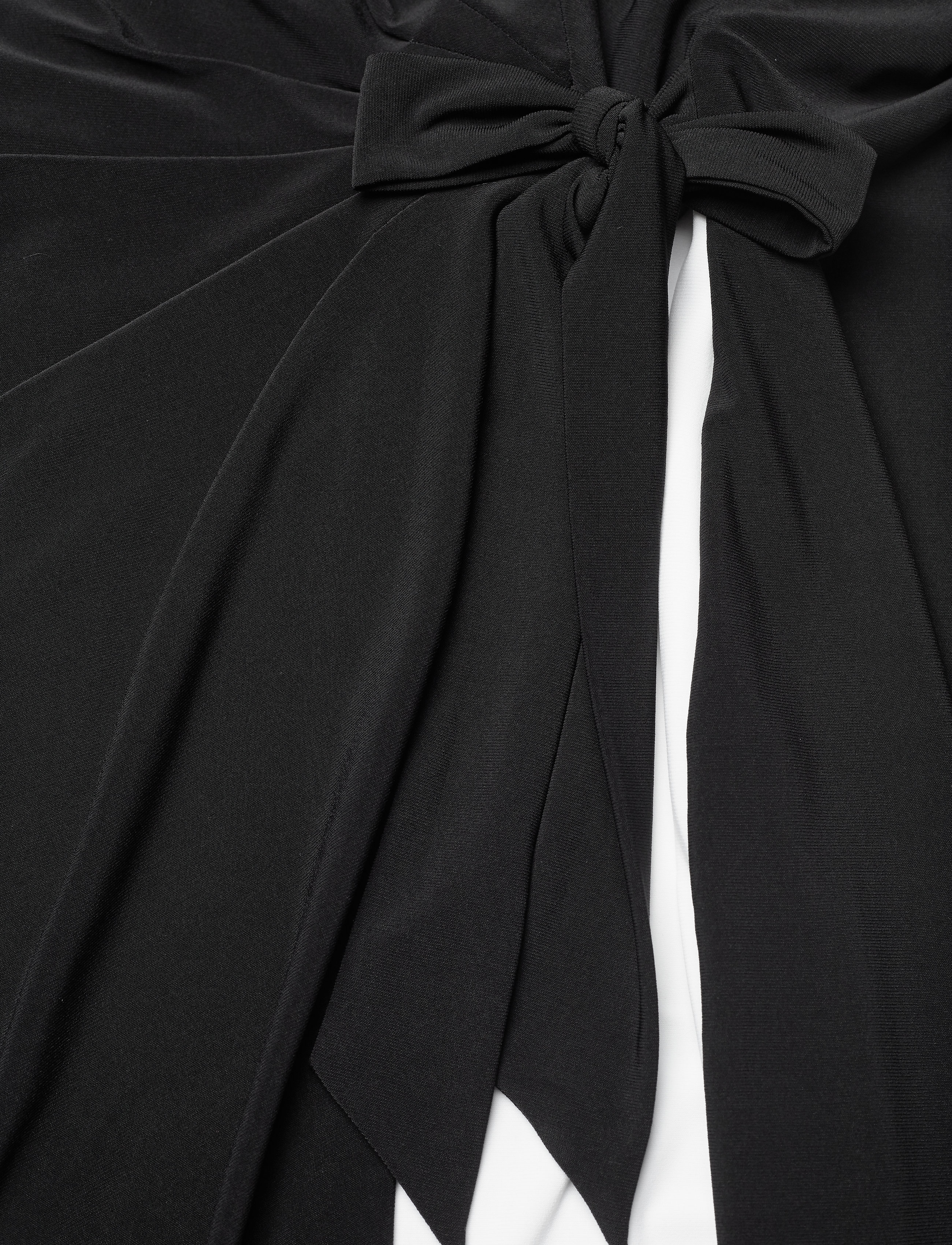 Lauren Ralph Lauren - Two-Tone Jersey Dress - black/lauren whit - 4