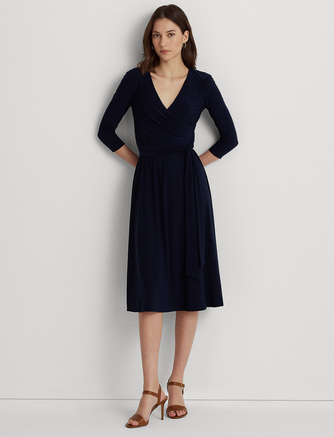 Lauren ralph deals lauren surplice dress