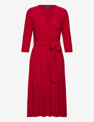 Surplice Jersey Dress - MARTIN RED