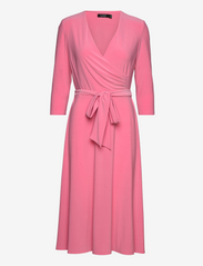 Surplice Jersey Dress - POOLSIDE ROSE