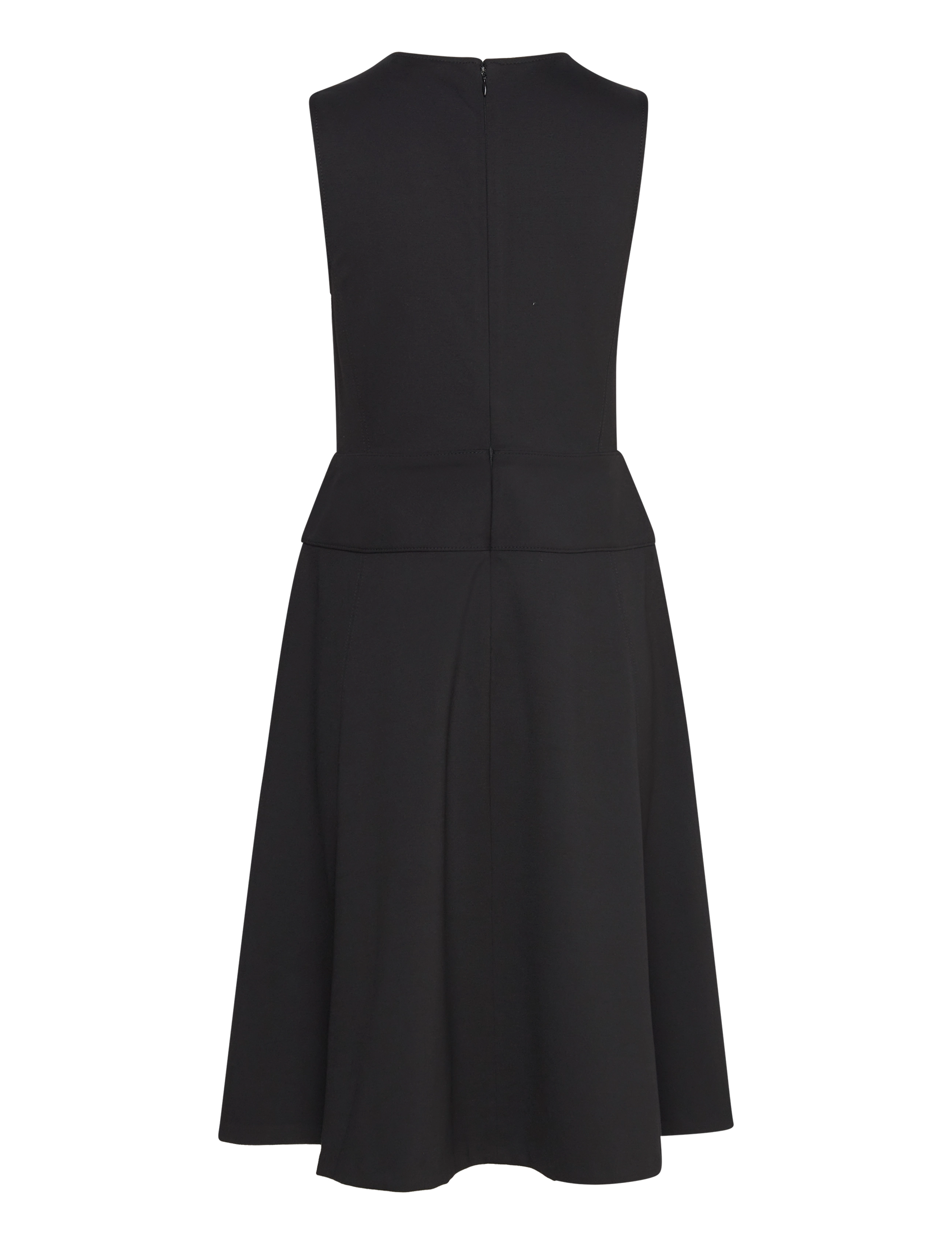 Lauren Ralph Lauren - Buckle-Trim Ponte Sleeveless Dress - black - 1