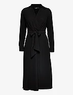 TRIPLE GEORGETTE-DRESS - BLACK