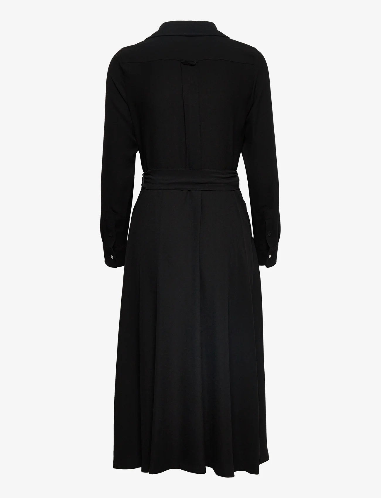 Lauren Ralph Lauren - TRIPLE GEORGETTE-DRESS - susiaučiamosios suknelės - black - 1