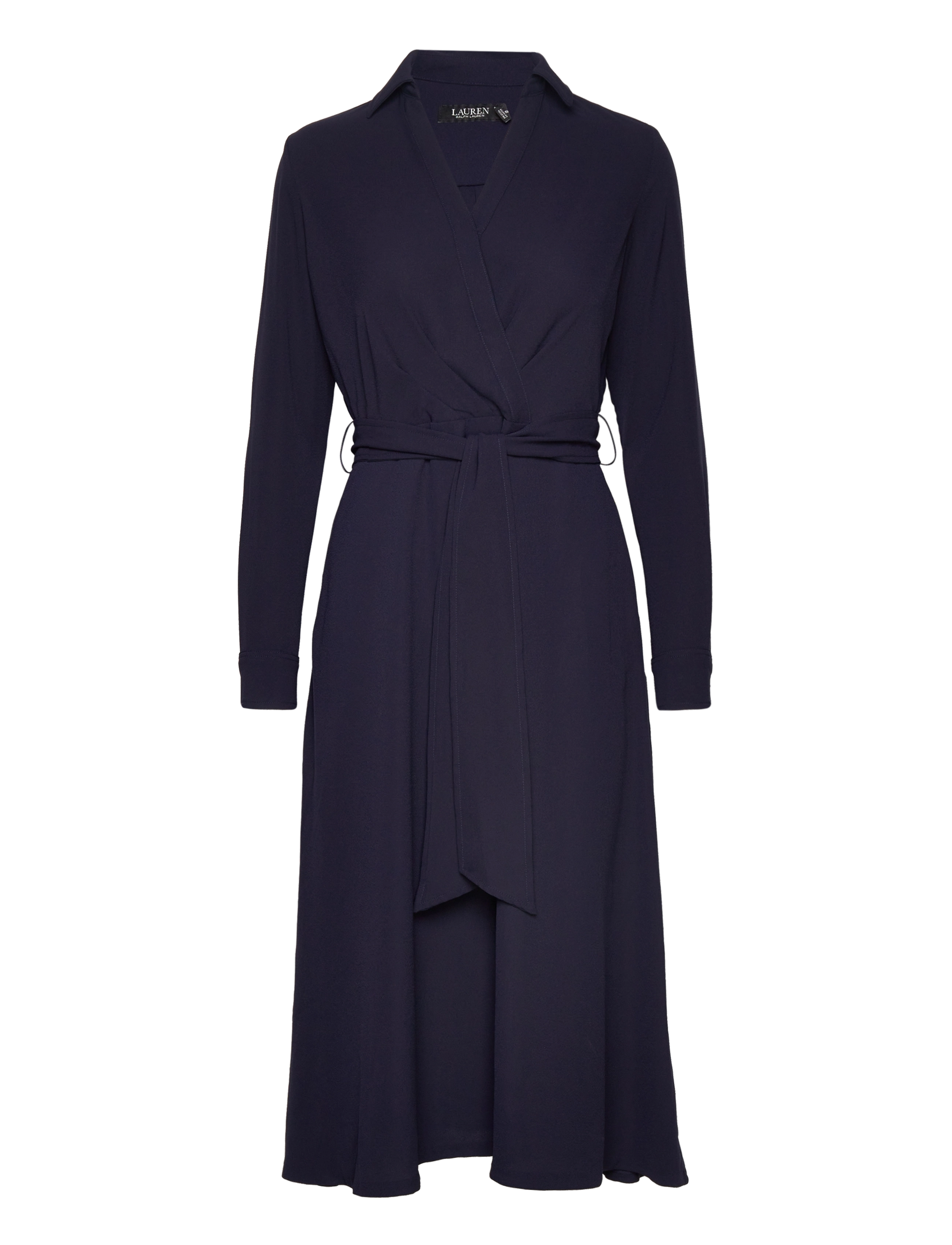 Lauren Ralph Lauren - Long-Sleeve Georgette Midi Dress - lighthouse navy - 1