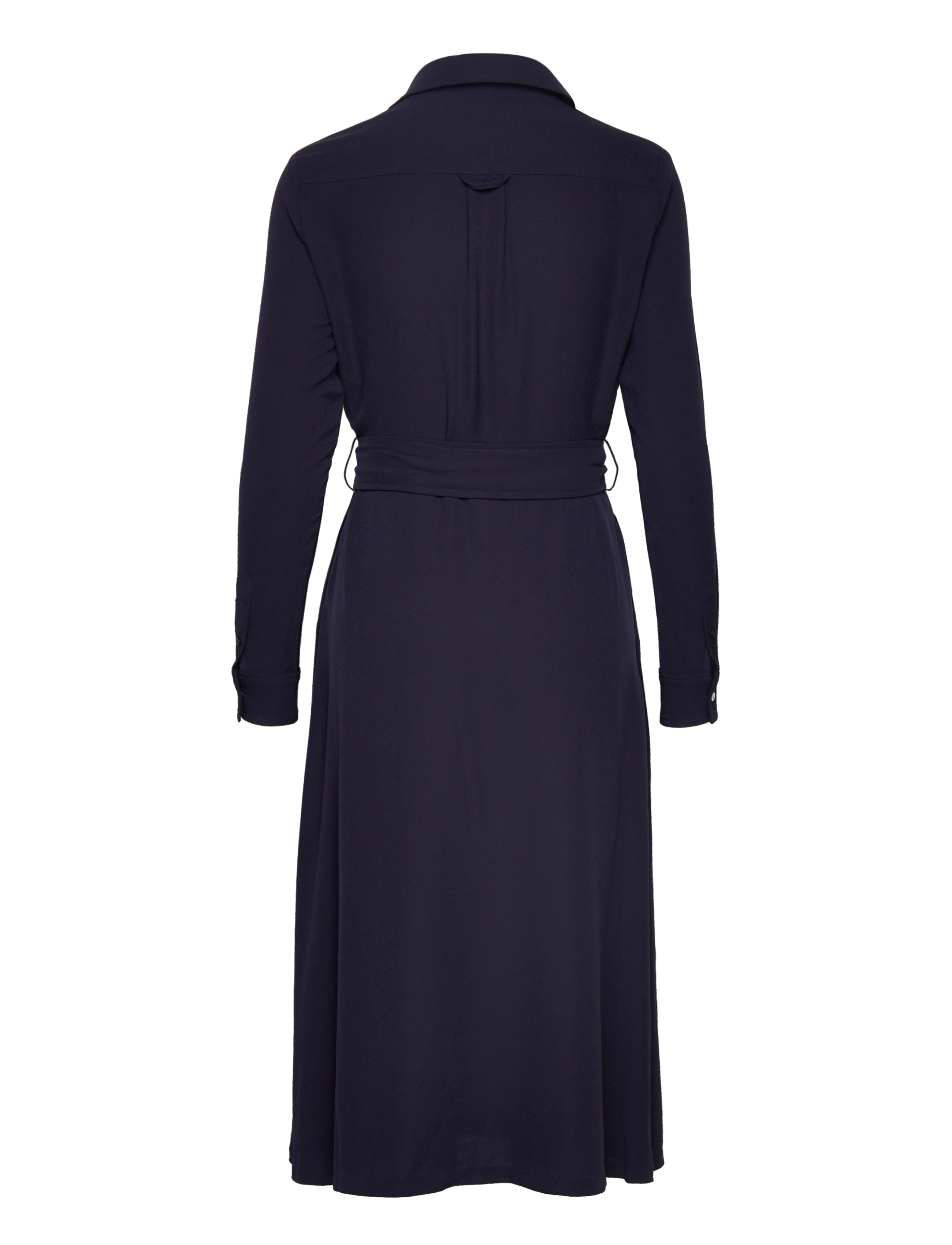 Lauren Ralph Lauren - Long-Sleeve Georgette Midi Dress - lighthouse navy - 2